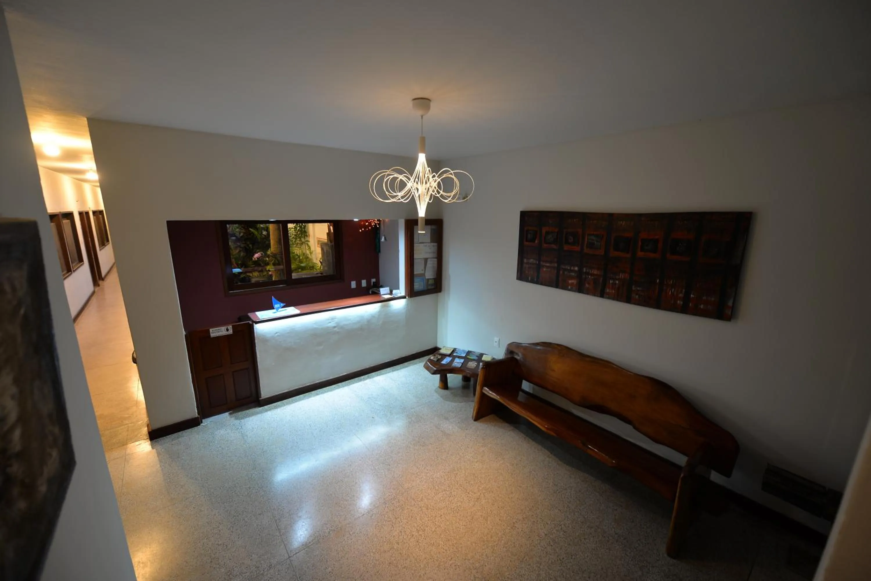 Lobby or reception in Pousada do Gunga