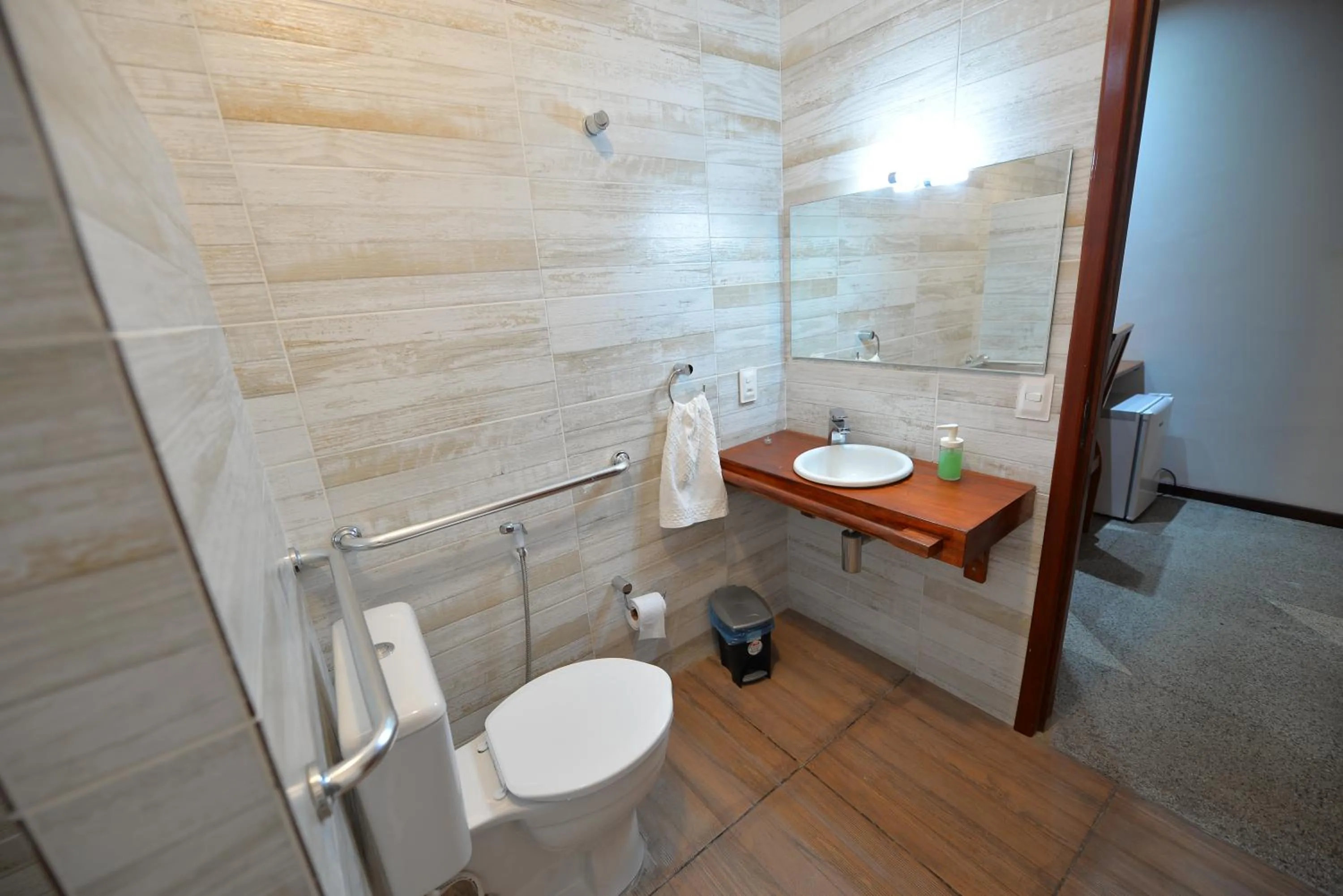 Bathroom in Pousada do Gunga