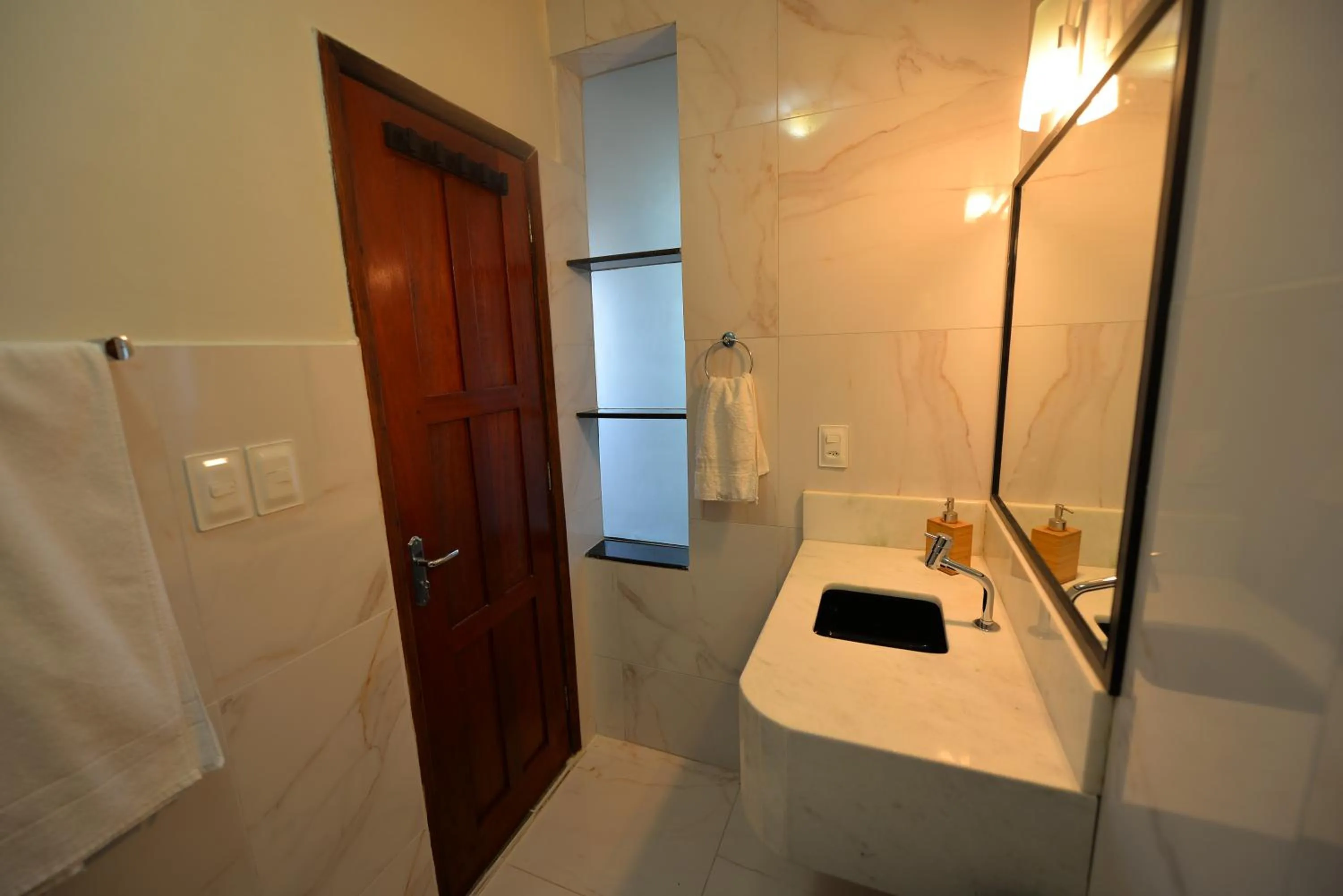 Bathroom in Pousada do Gunga