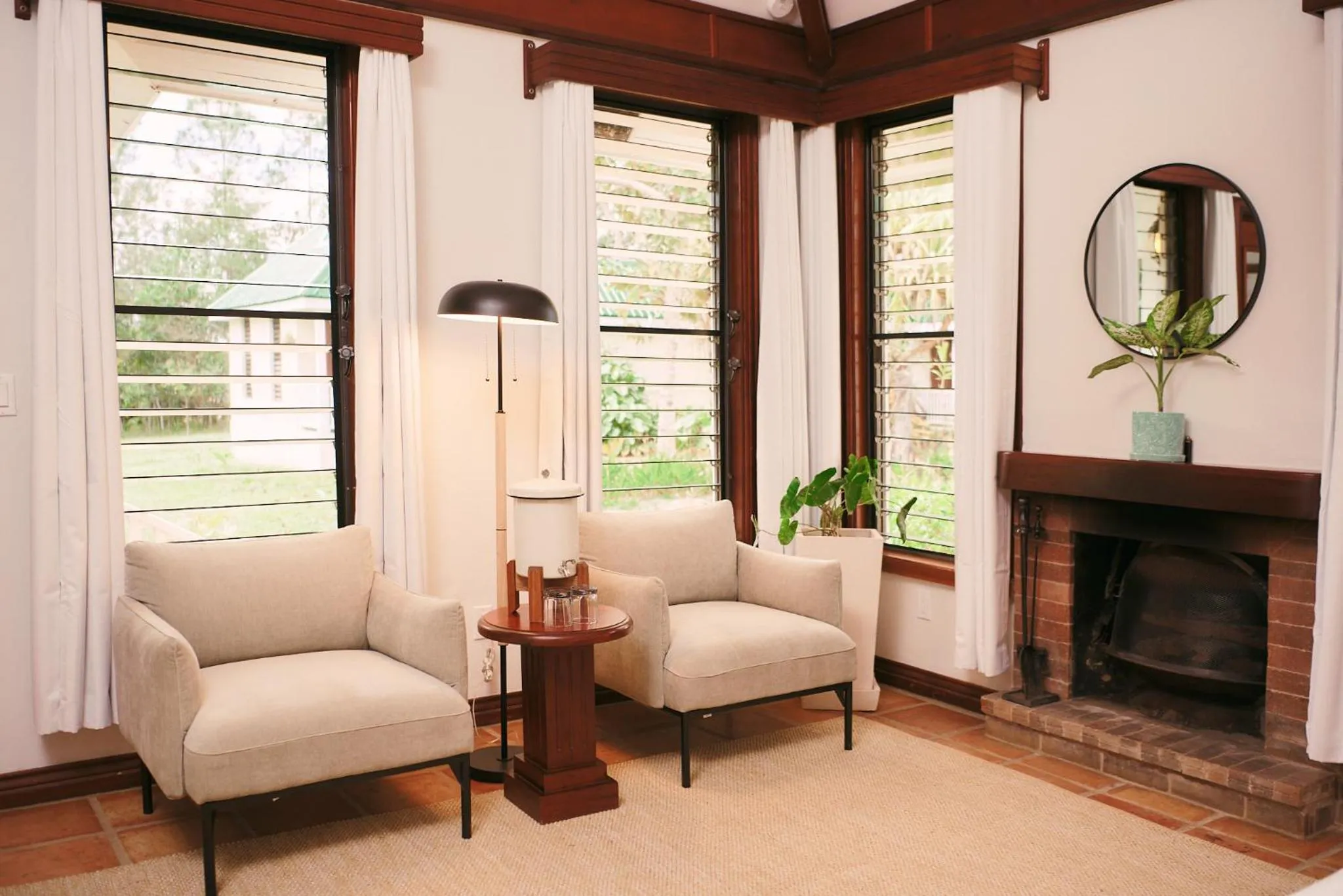 Seating area in Hidden Valley Wilderness Lodge