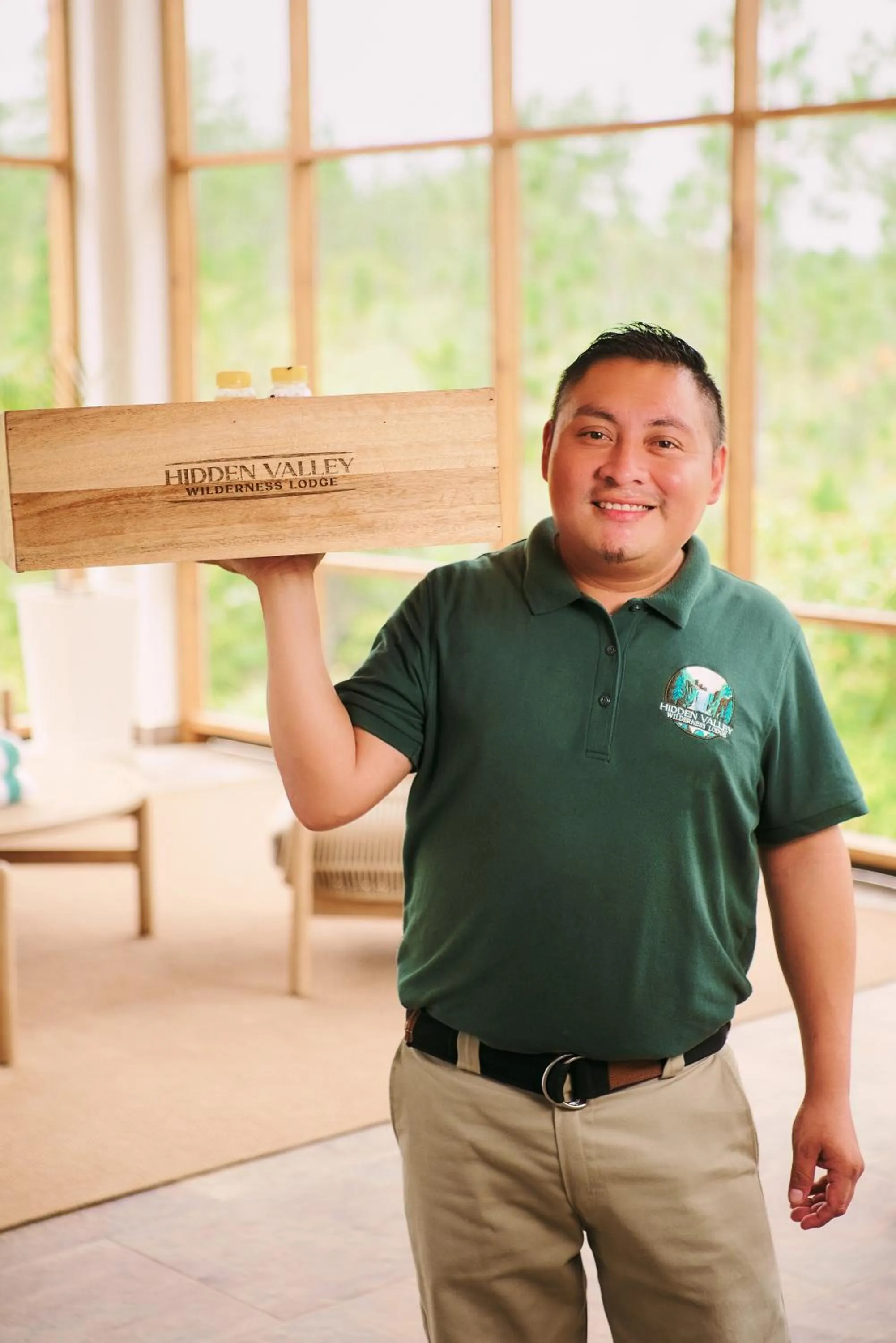 People in Hidden Valley Wilderness Lodge