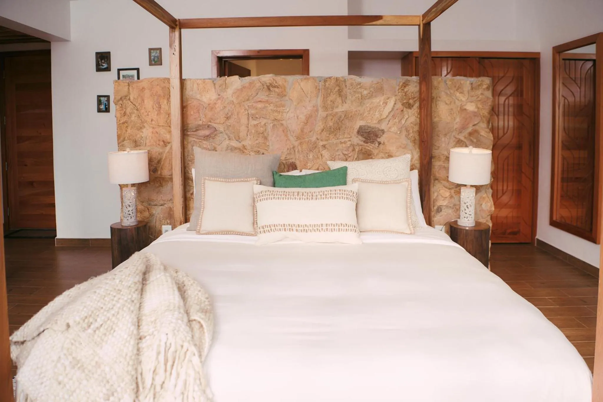 Bed in Hidden Valley Wilderness Lodge