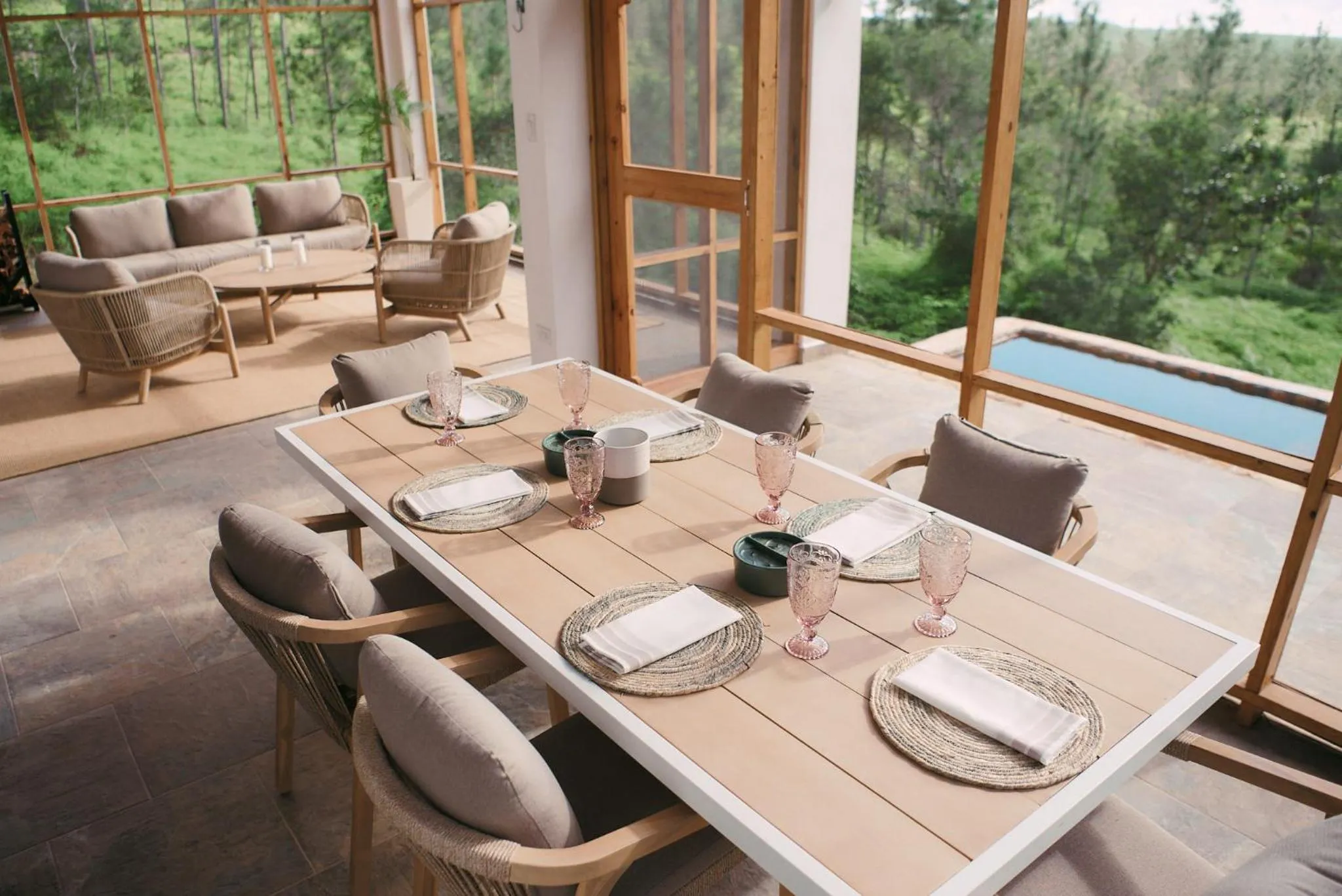 Patio in Hidden Valley Wilderness Lodge