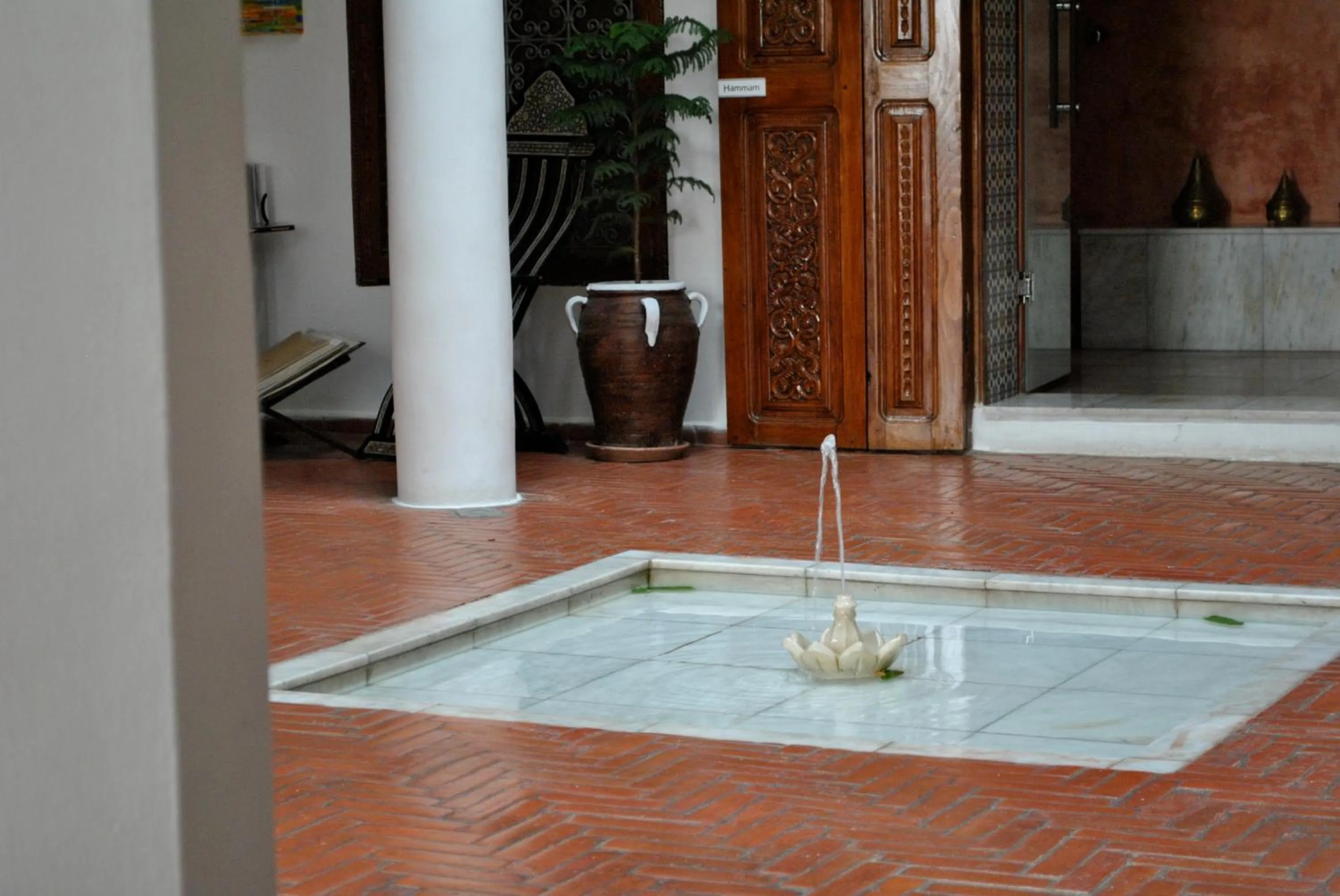 Patio in Hotel Blanco Riad