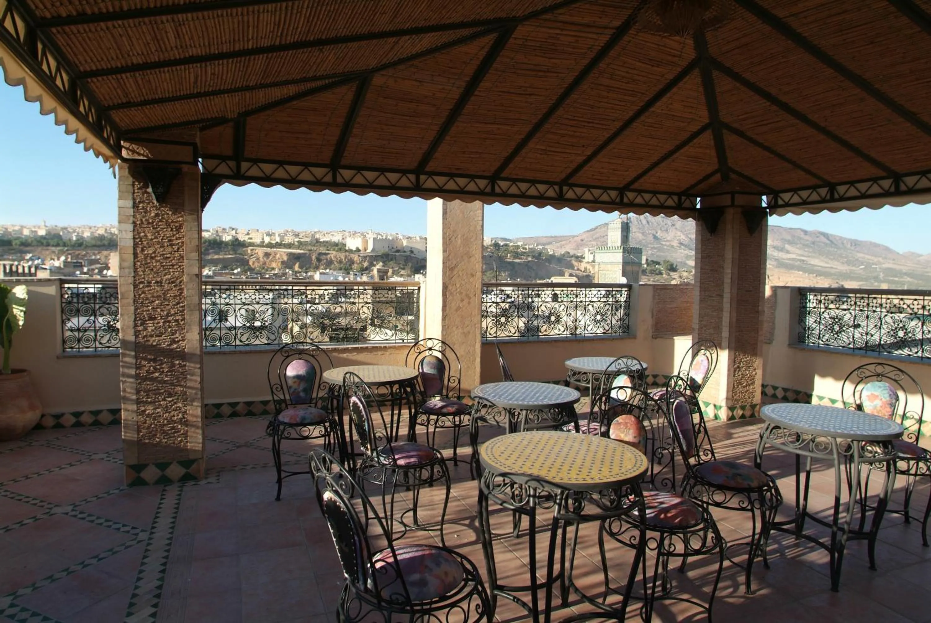 Balcony/Terrace in Riad Jaouhara