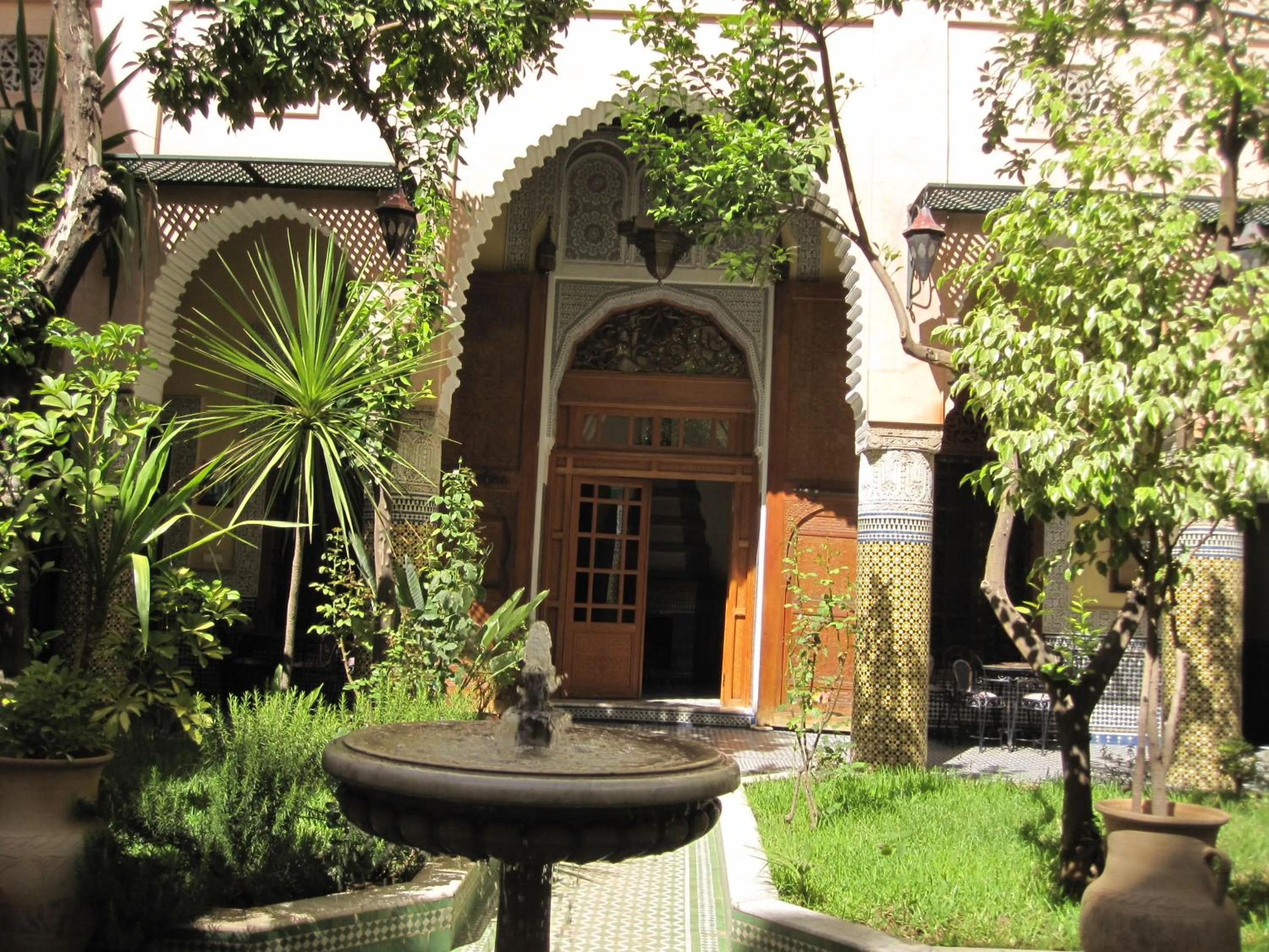 Garden view in Riad Jaouhara