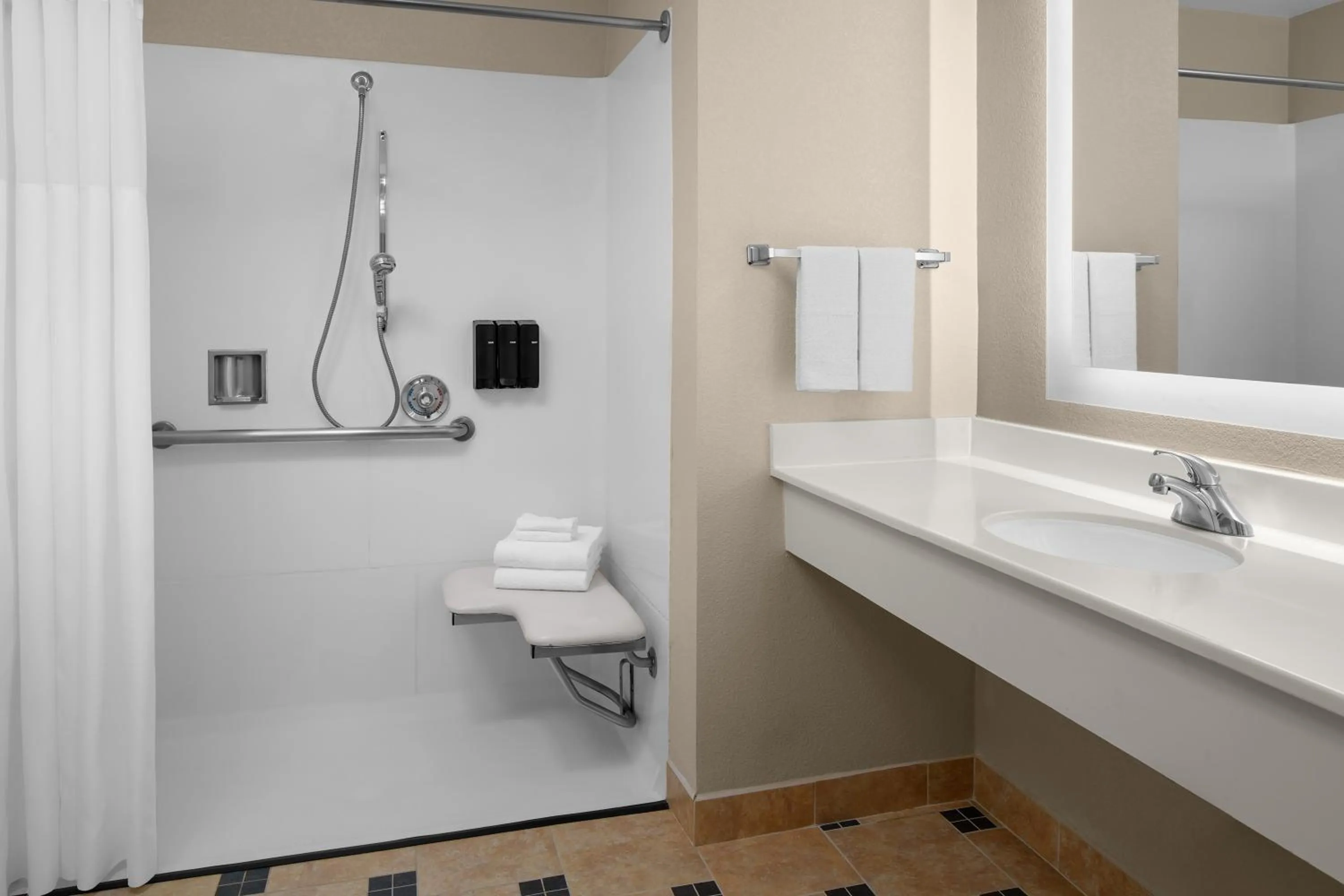 Bathroom in Larkspur Landing Extended Stay Suites Folsom