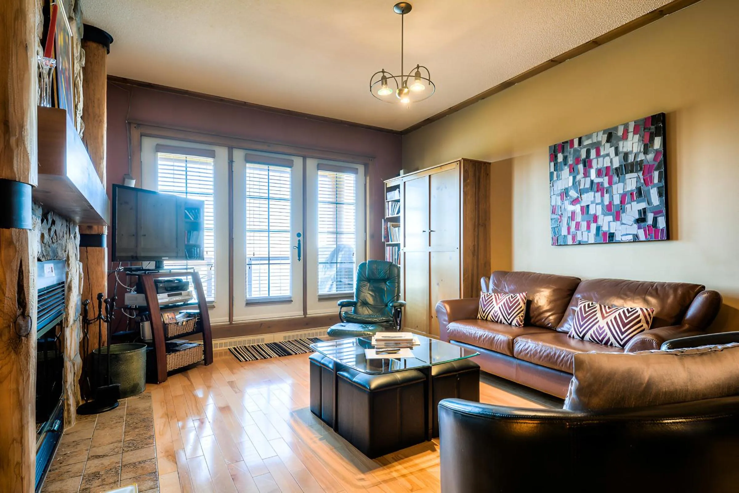 Living room in Luxurious Equinoxe Ski-in/Ski-out