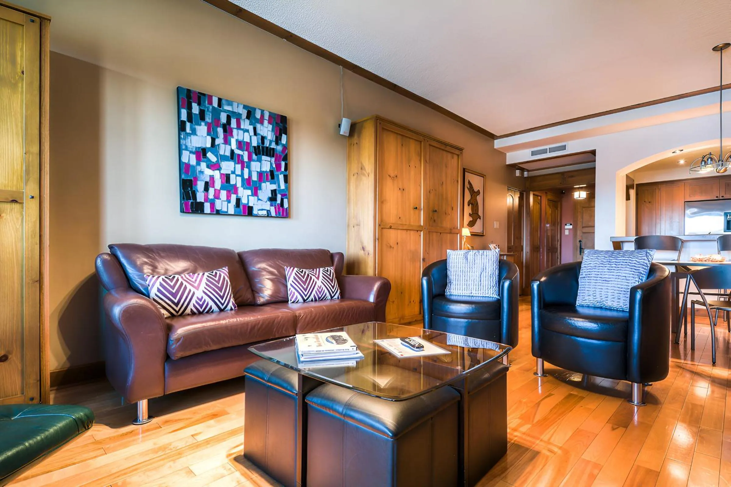 Bed in Luxurious Equinoxe Ski-in/Ski-out