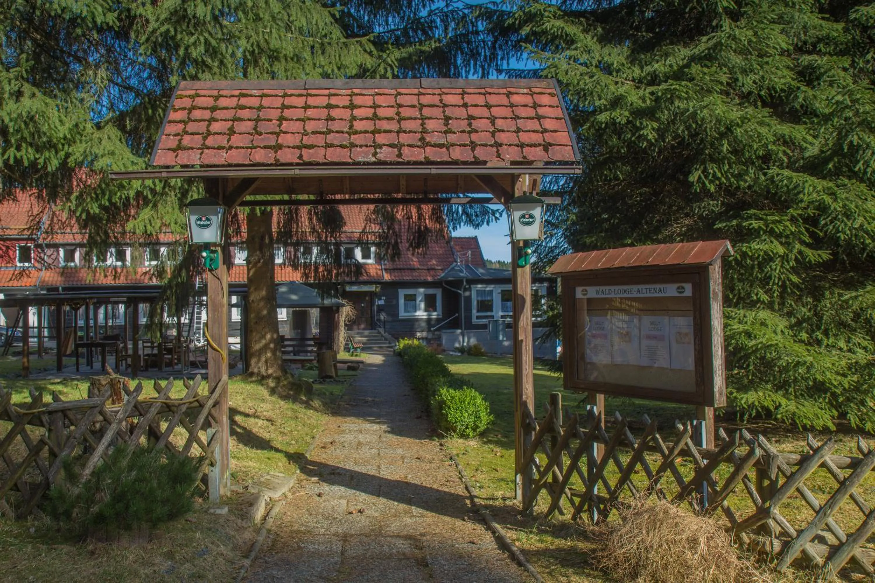 Garden in Welt Lodge