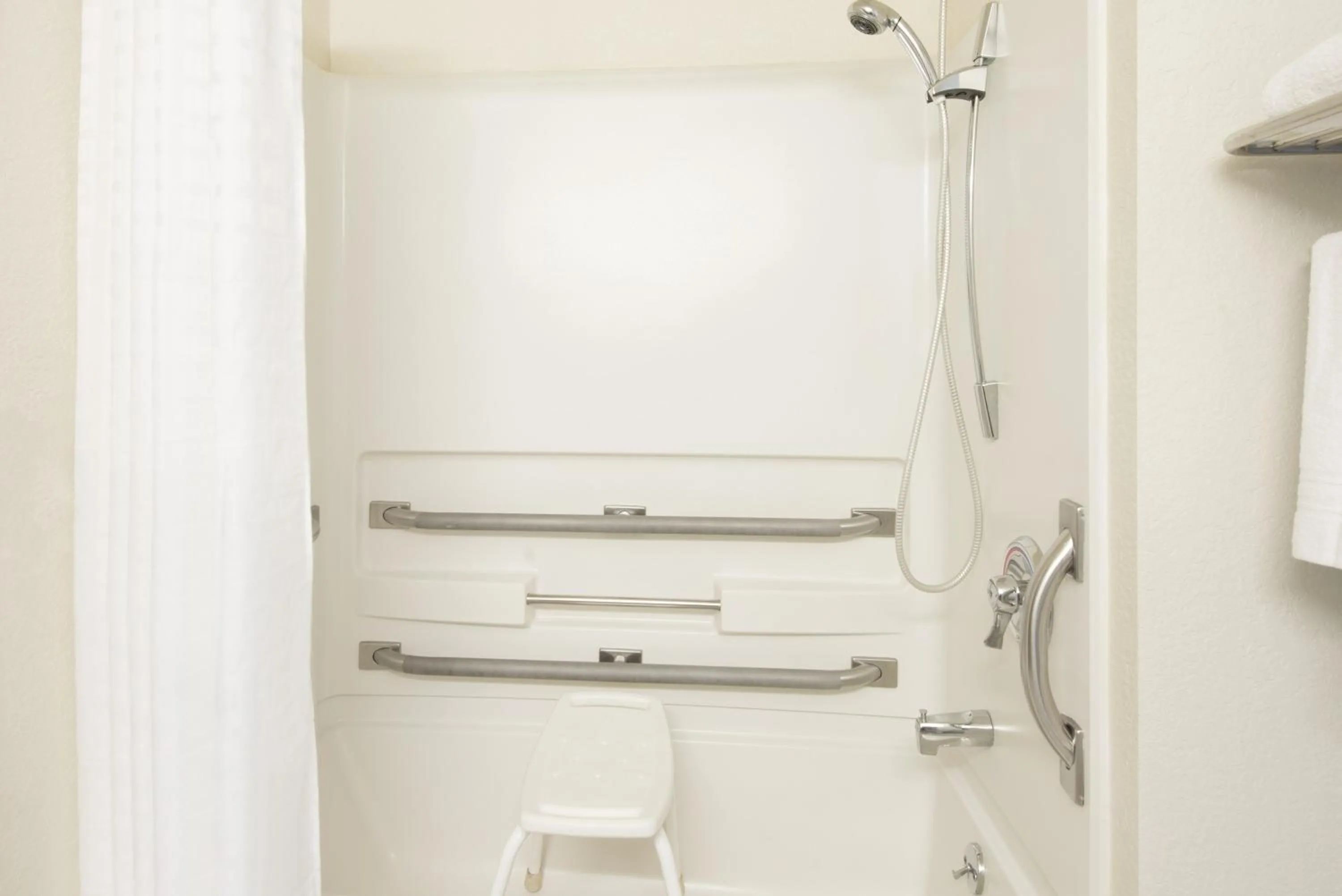 Shower in Super 8 by Wyndham New Castle