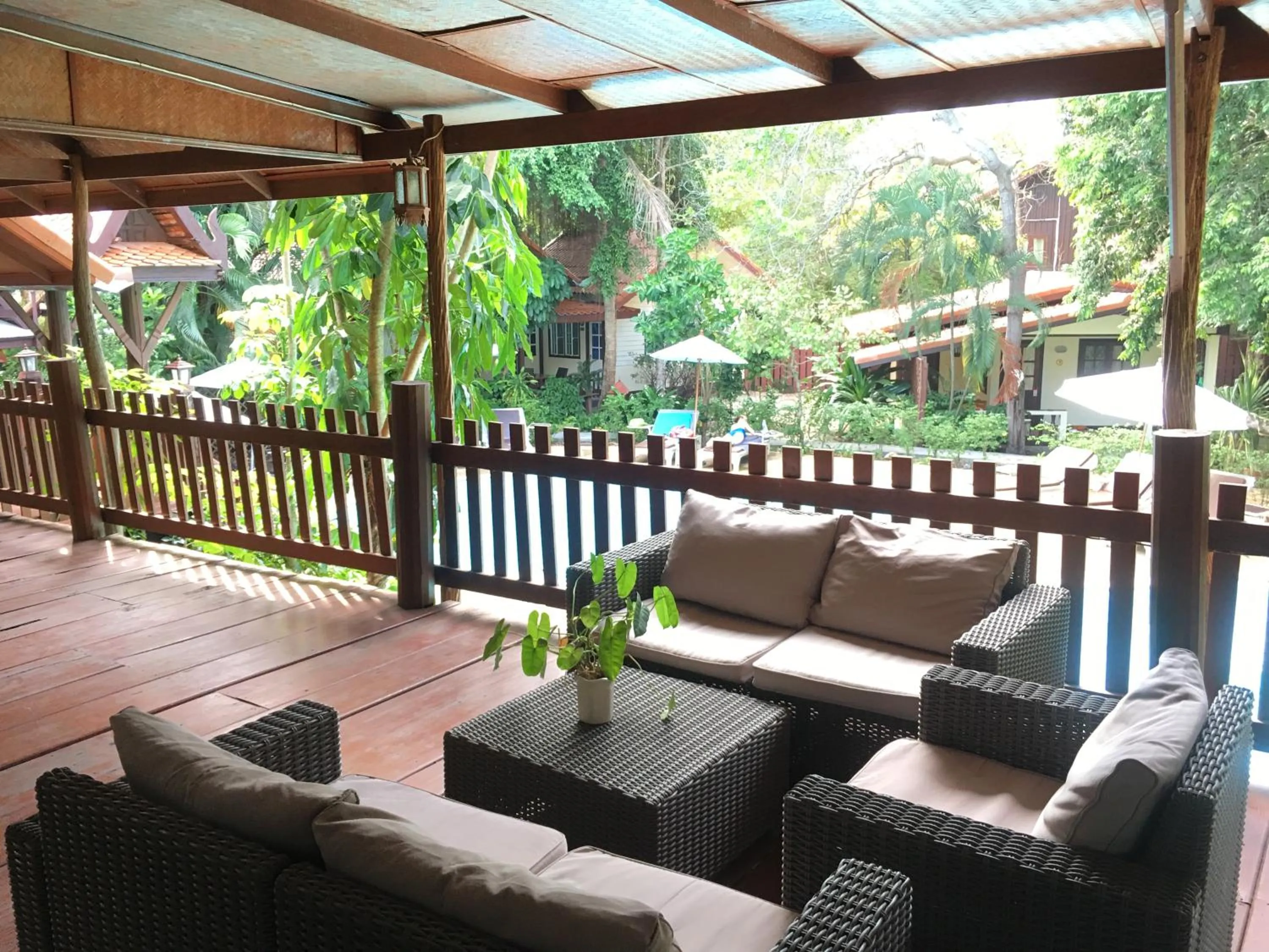 Living room in Harry's Bungalows