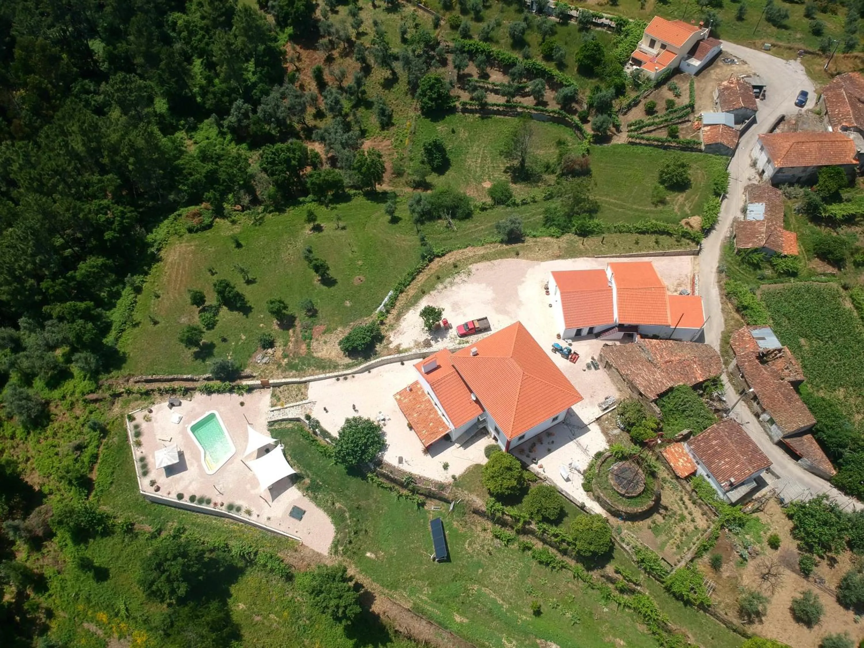Bird's eye view in Quinta Quatro Ventos