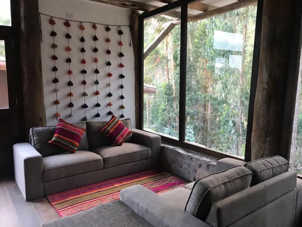 Lobby or reception in Bamboo Lodge Sacred Valley