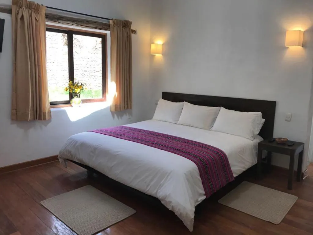 Bed in Bamboo Lodge Sacred Valley