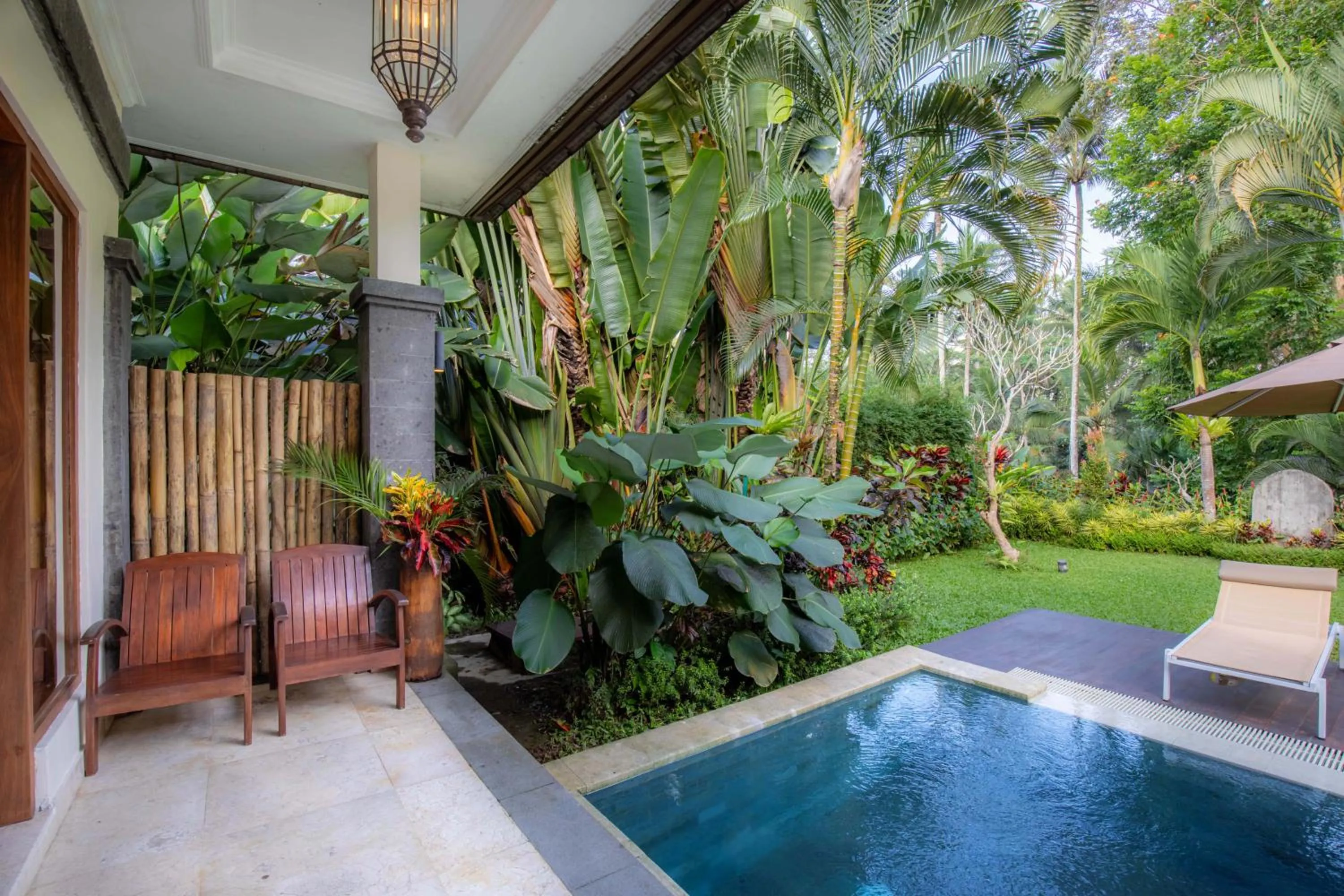 Patio in Suara Air Luxury Villa Ubud