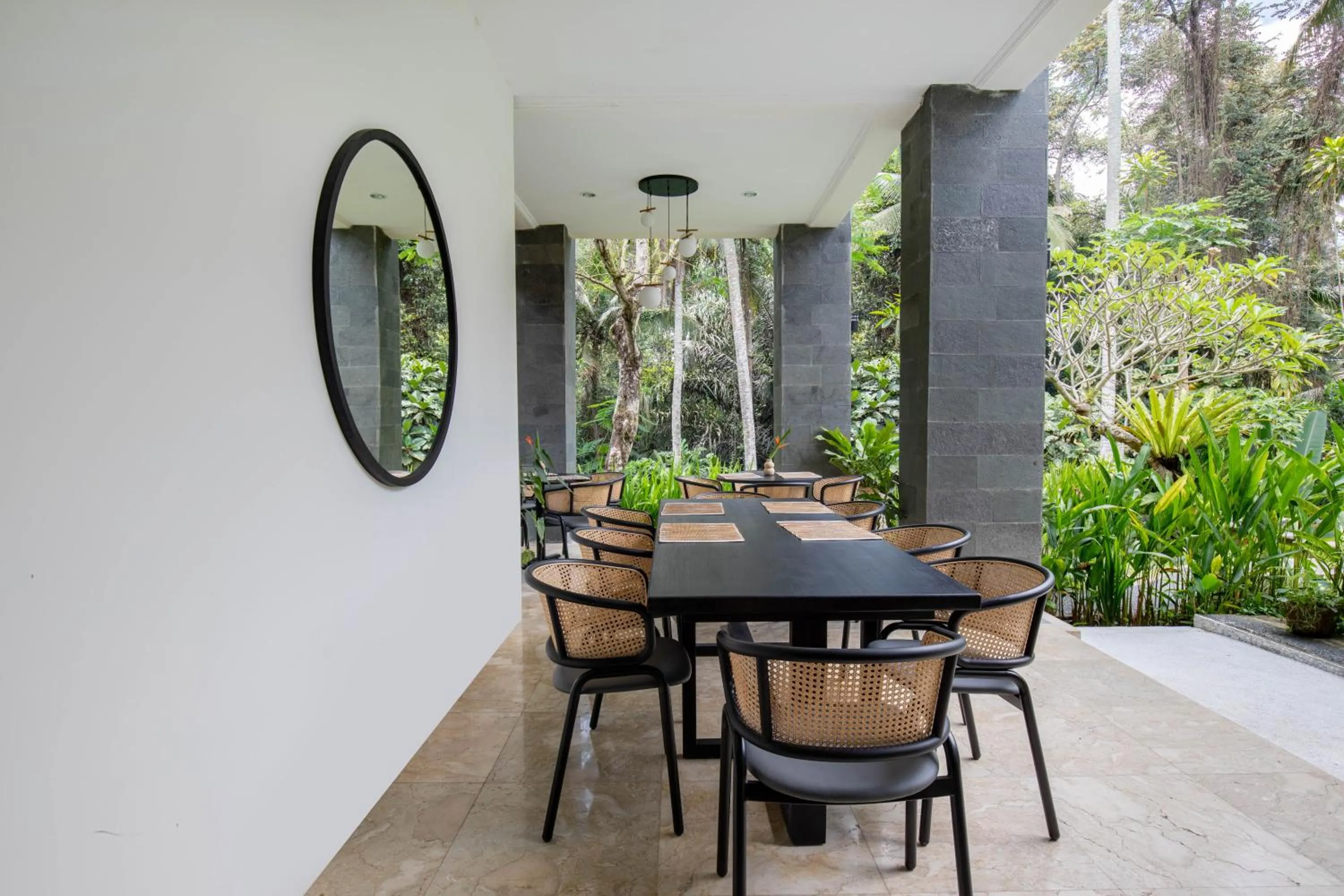 Patio in Suara Air Luxury Villa Ubud