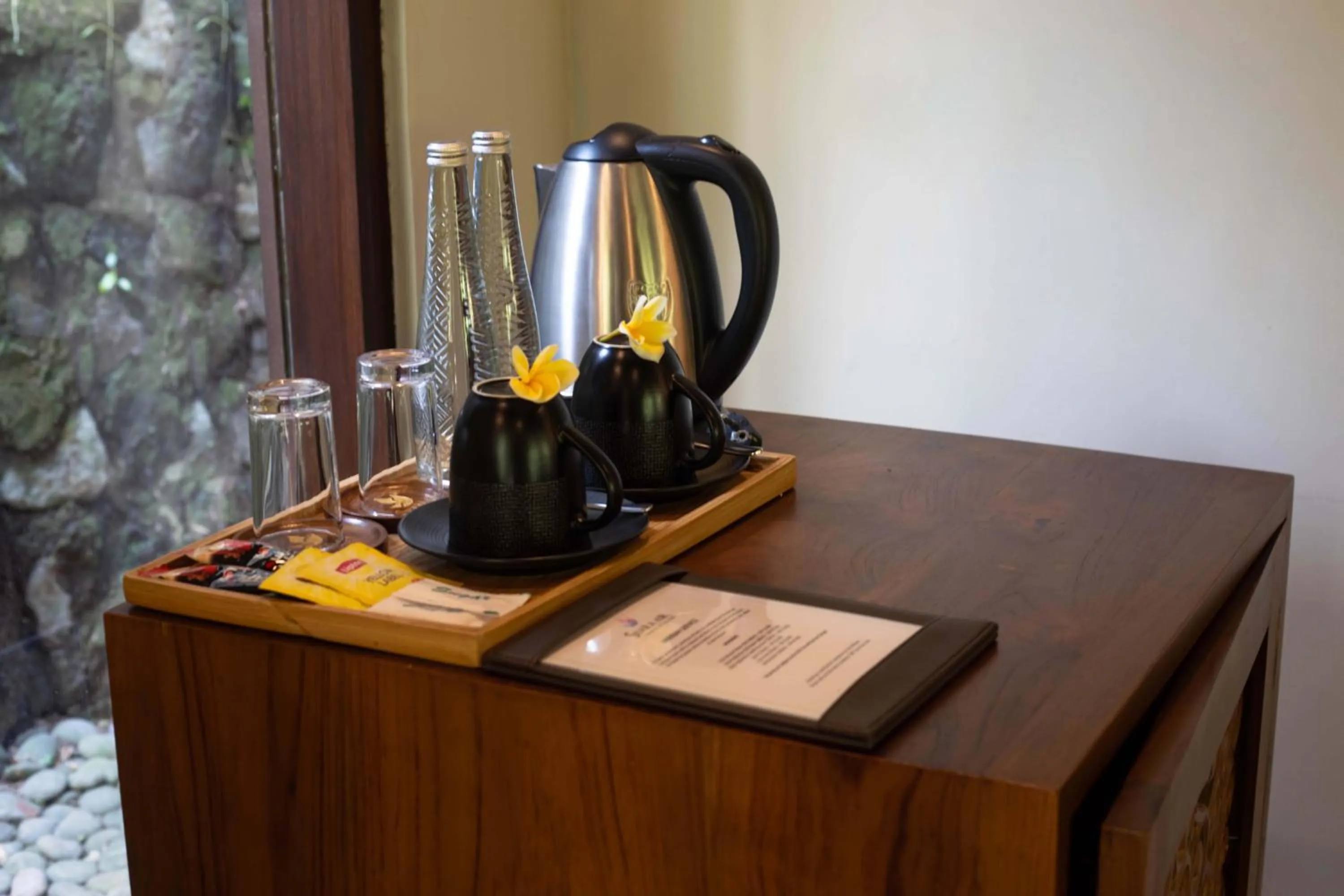 Coffee/tea facilities in Suara Air Luxury Villa Ubud