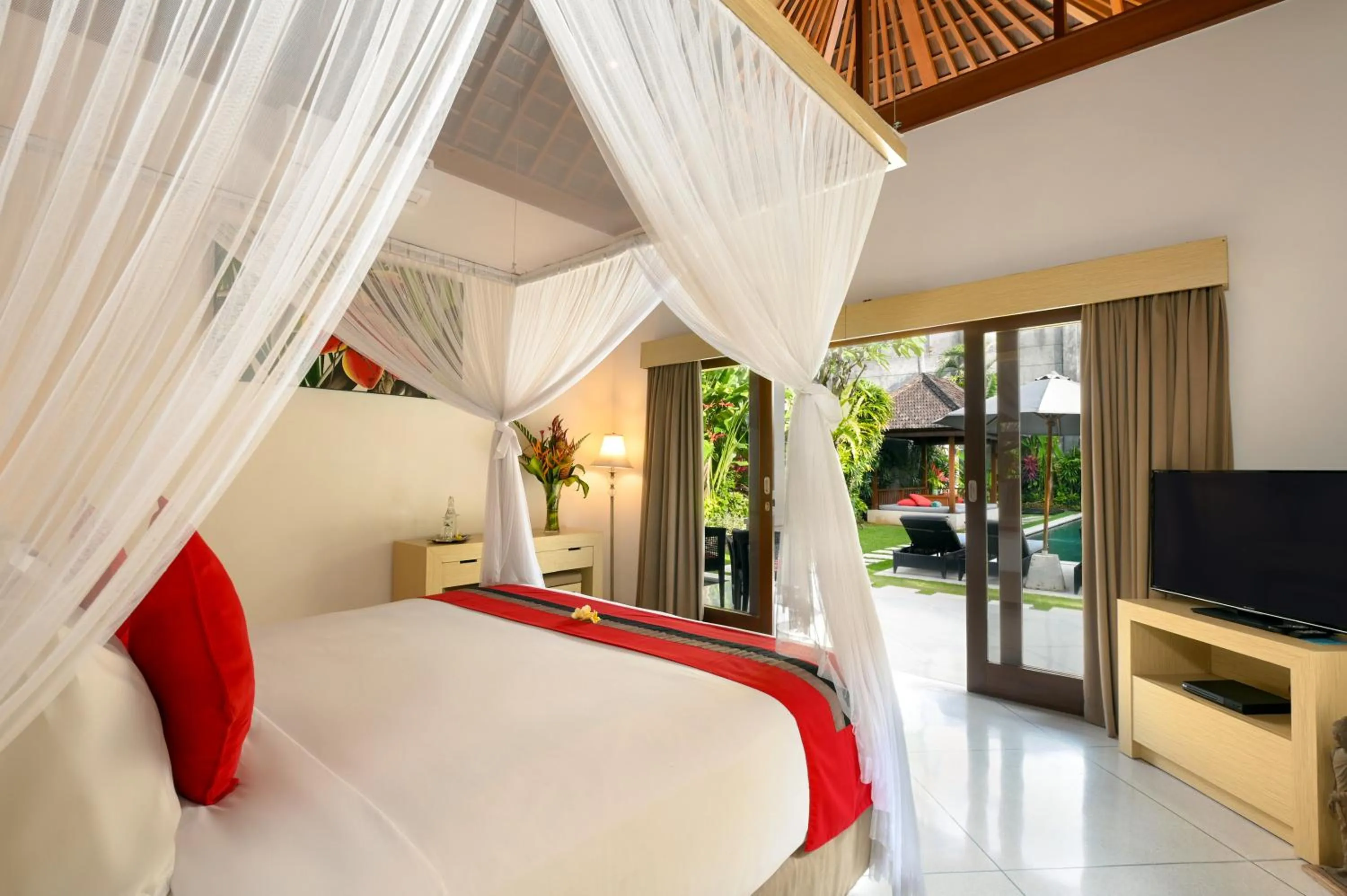 Bedroom, Bed in Villa Zanissa