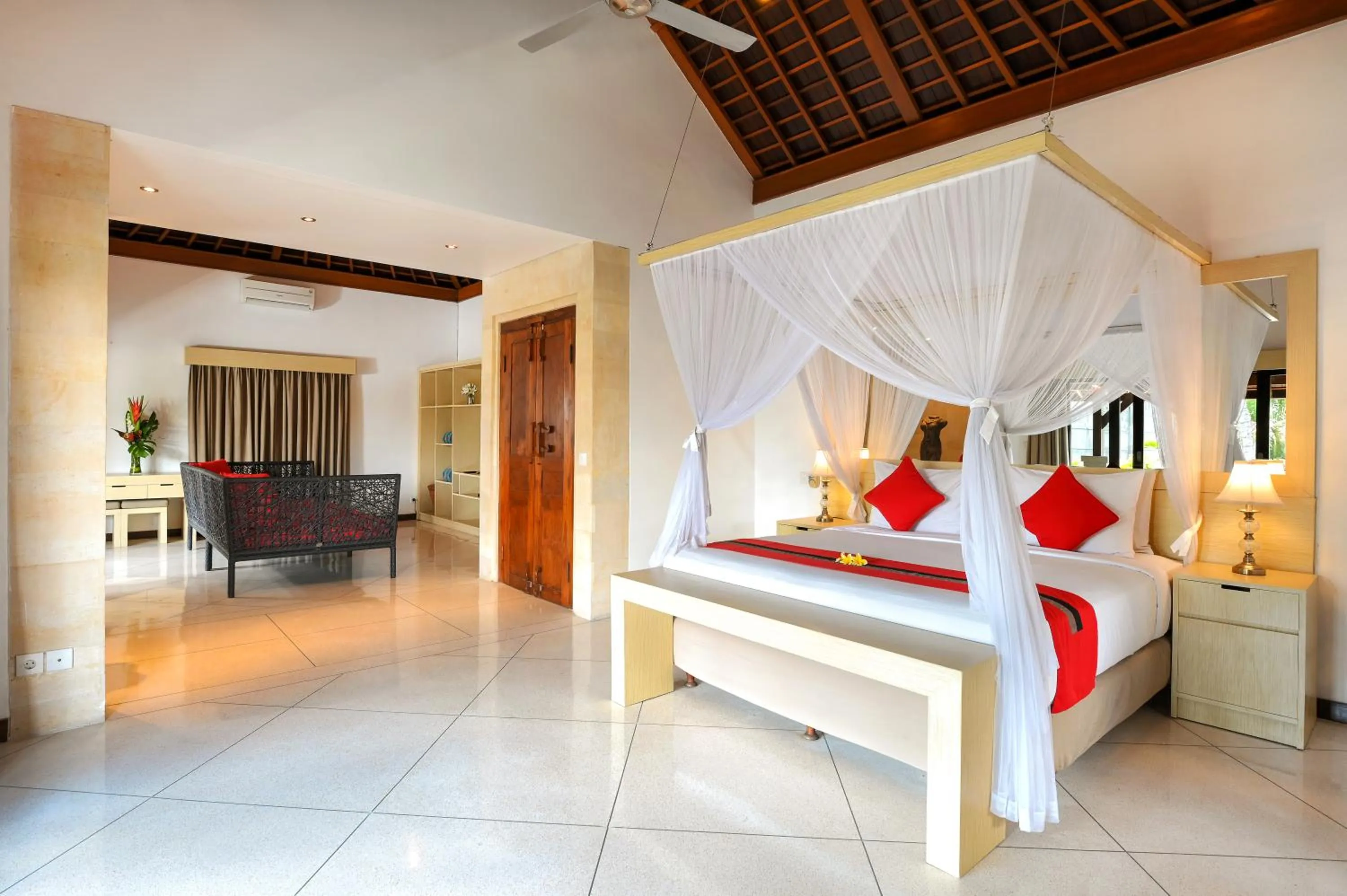 Bedroom, Bed in Villa Zanissa