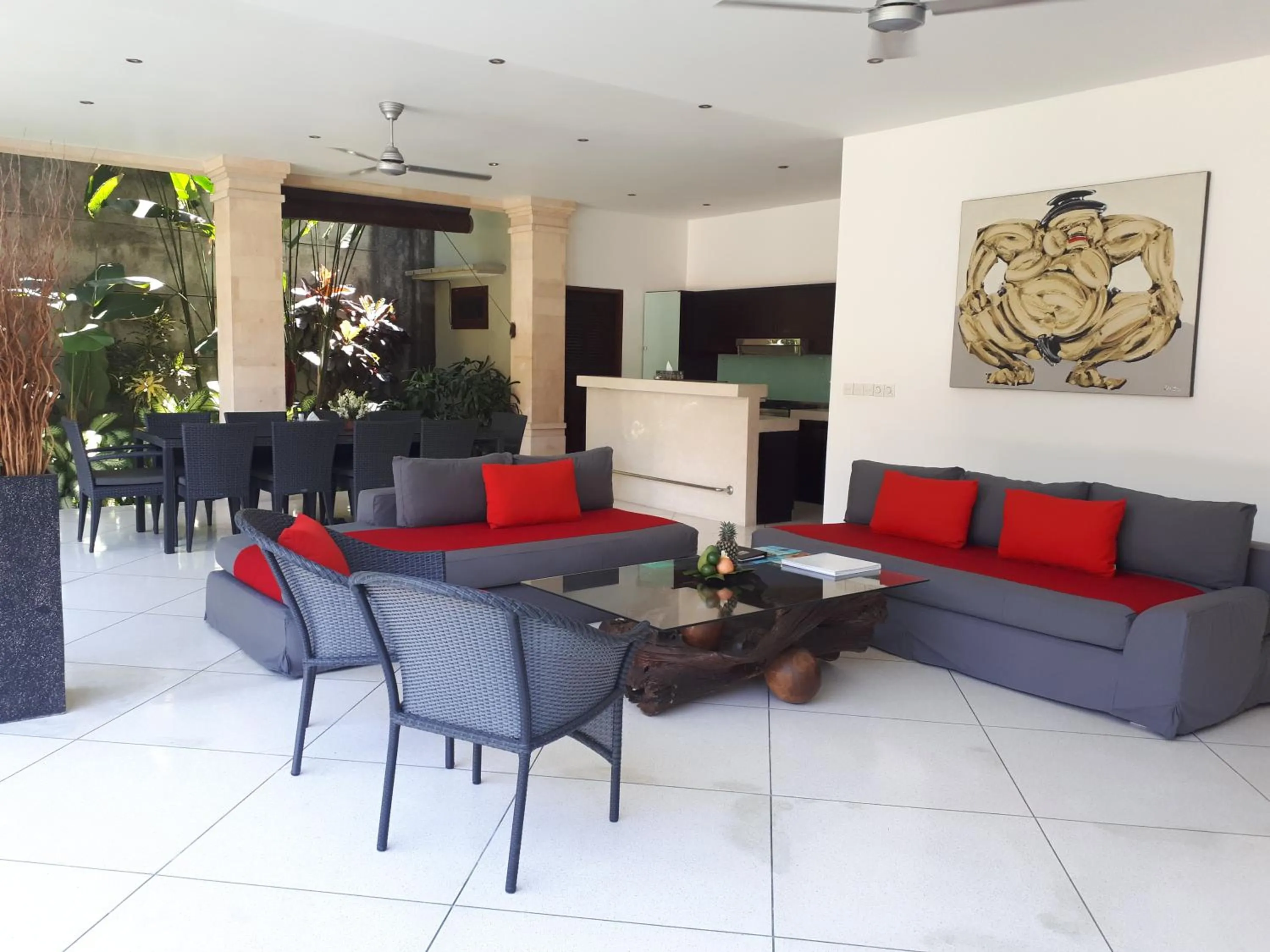 Living room in Villa Zanissa