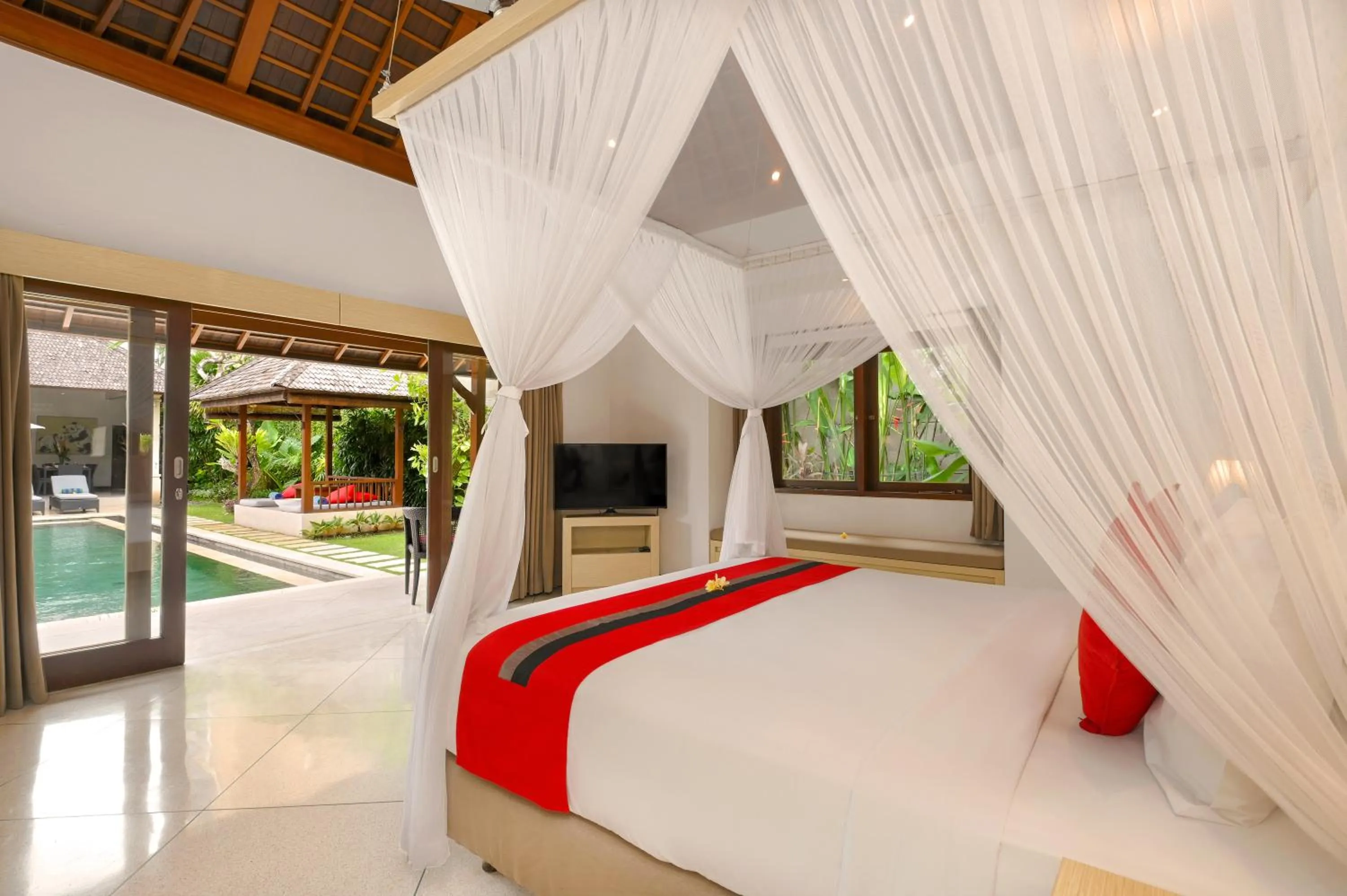 Bedroom, Bed in Villa Zanissa