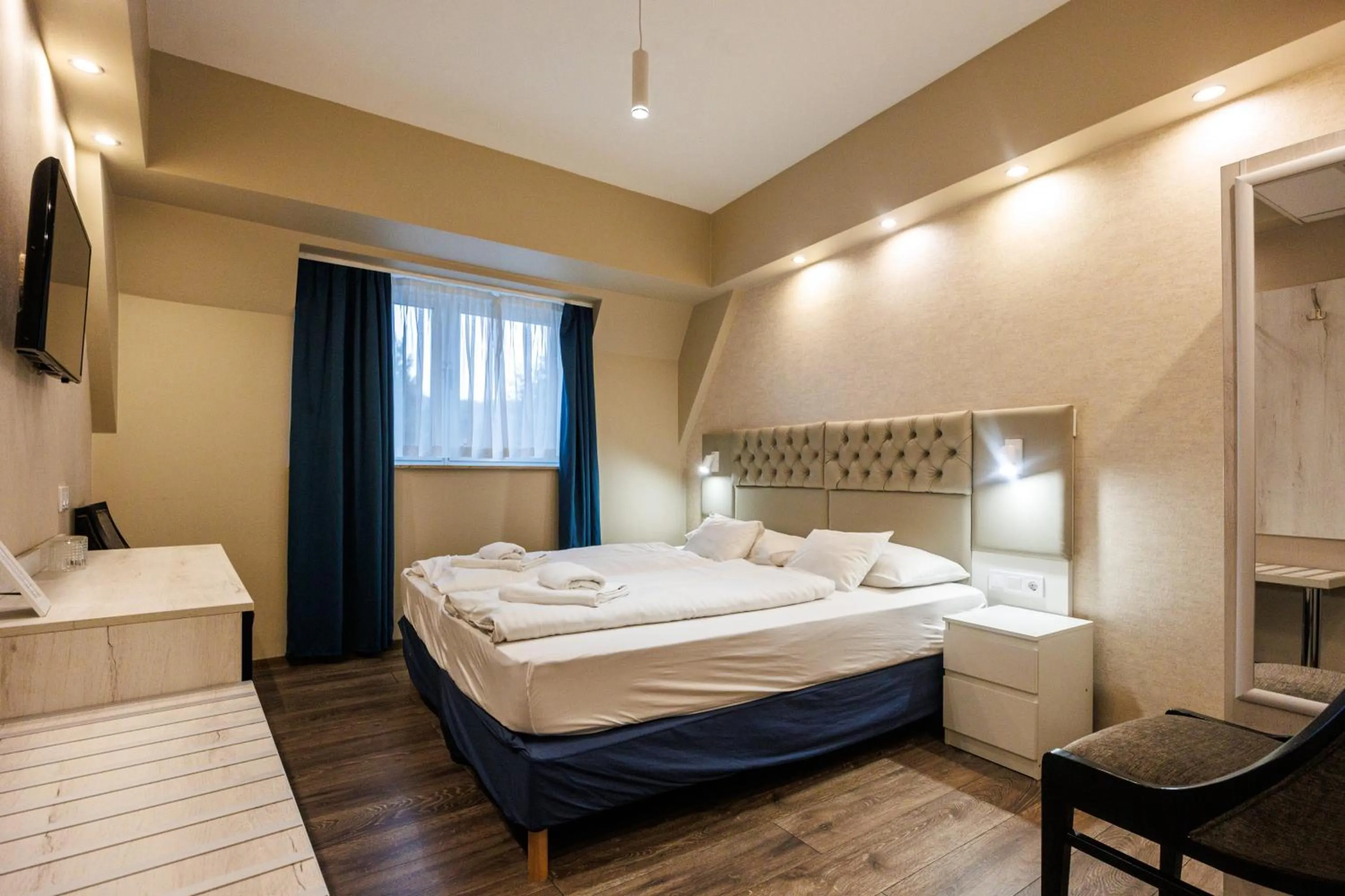 Bed in Bástya Konferencia és Wellness Hotel