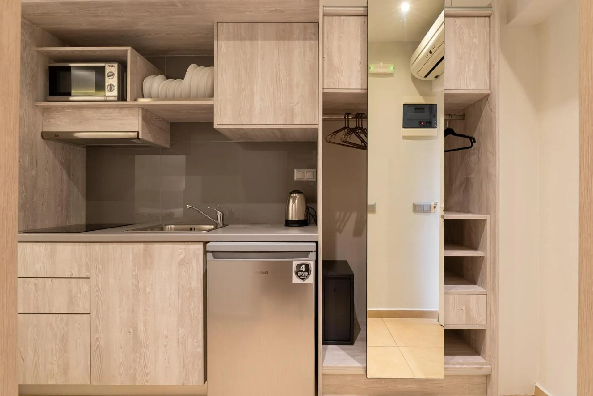 Kitchen or kitchenette in Elpis Studio Apartments