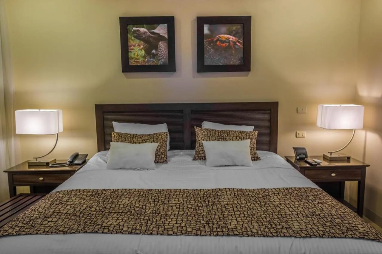 Bed in Palo Santo Galápagos Hotel