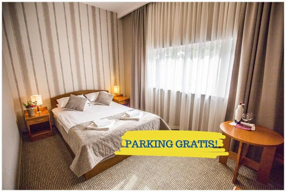 Bed in Hotel Polonez