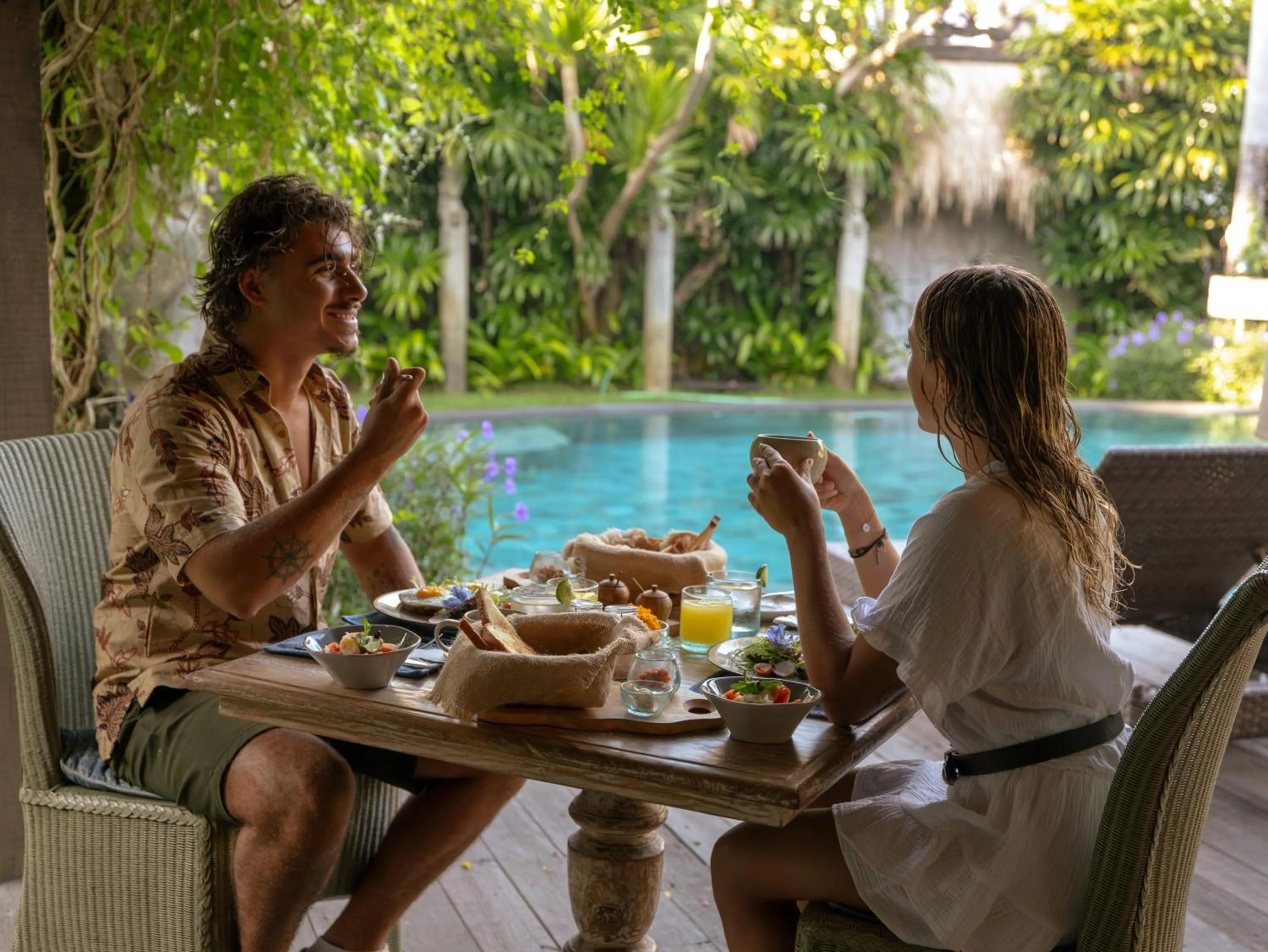 Breakfast in Blue Karma Dijiwa Seminyak