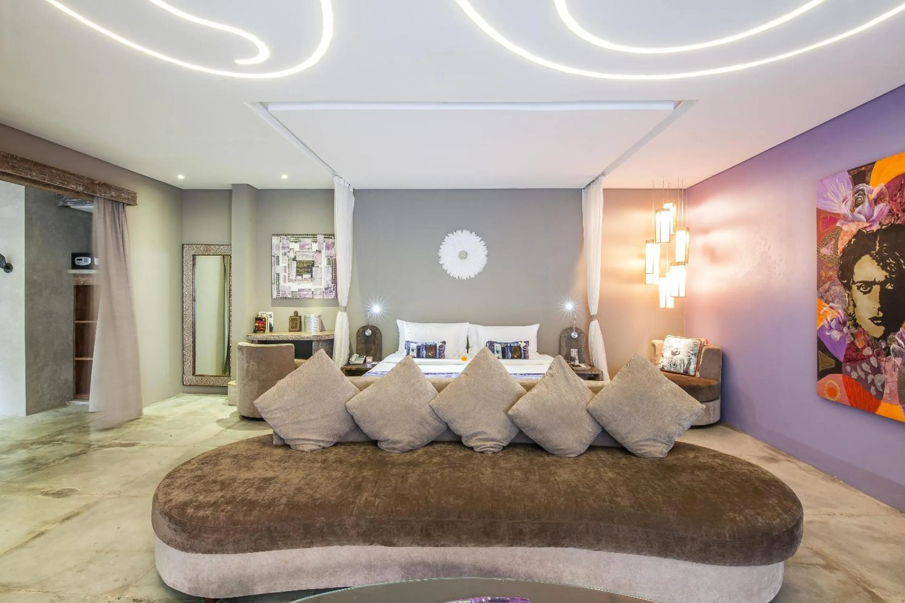 Bedroom, Bed in Blue Karma Dijiwa Seminyak