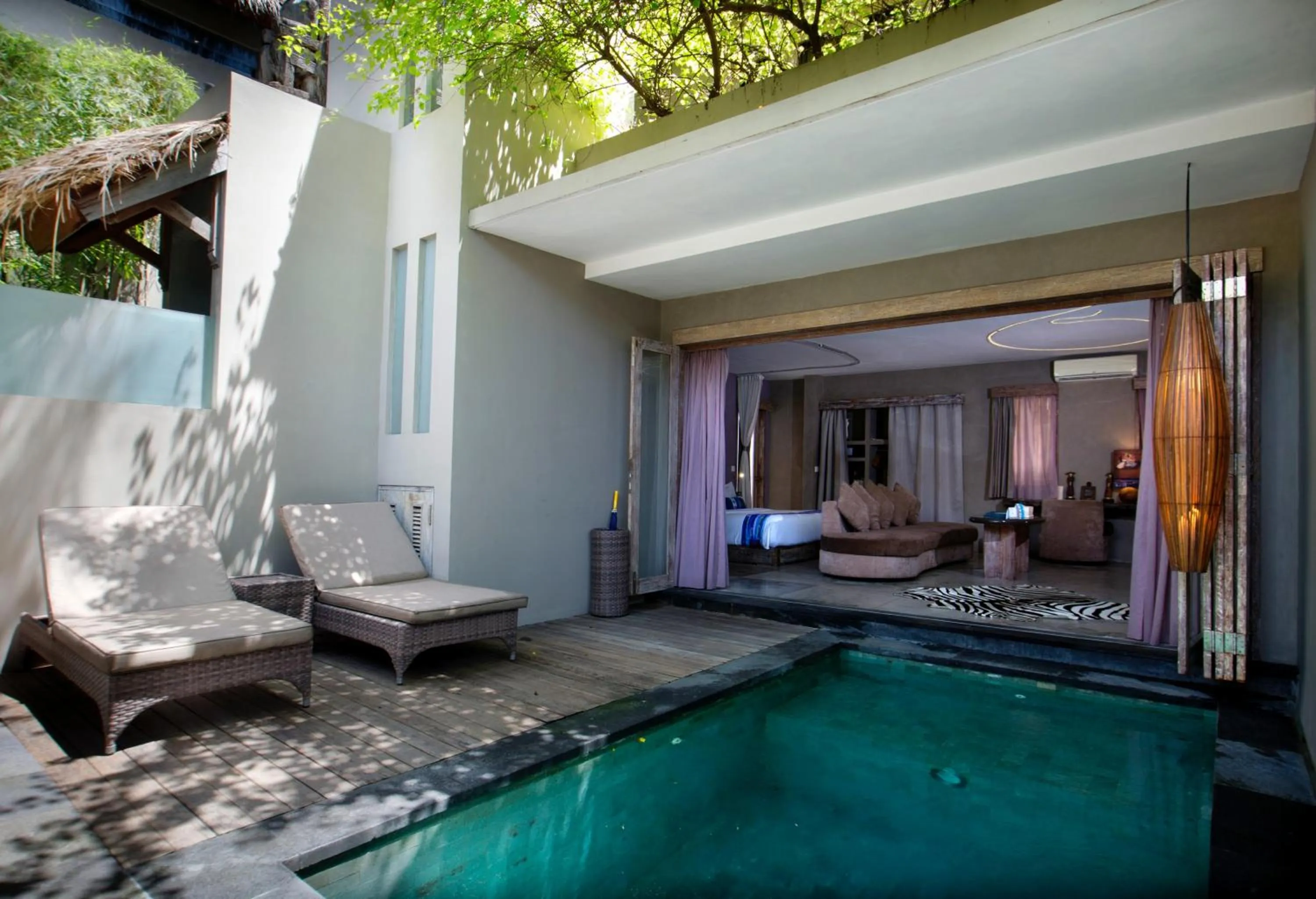 Seating area in Blue Karma Dijiwa Seminyak