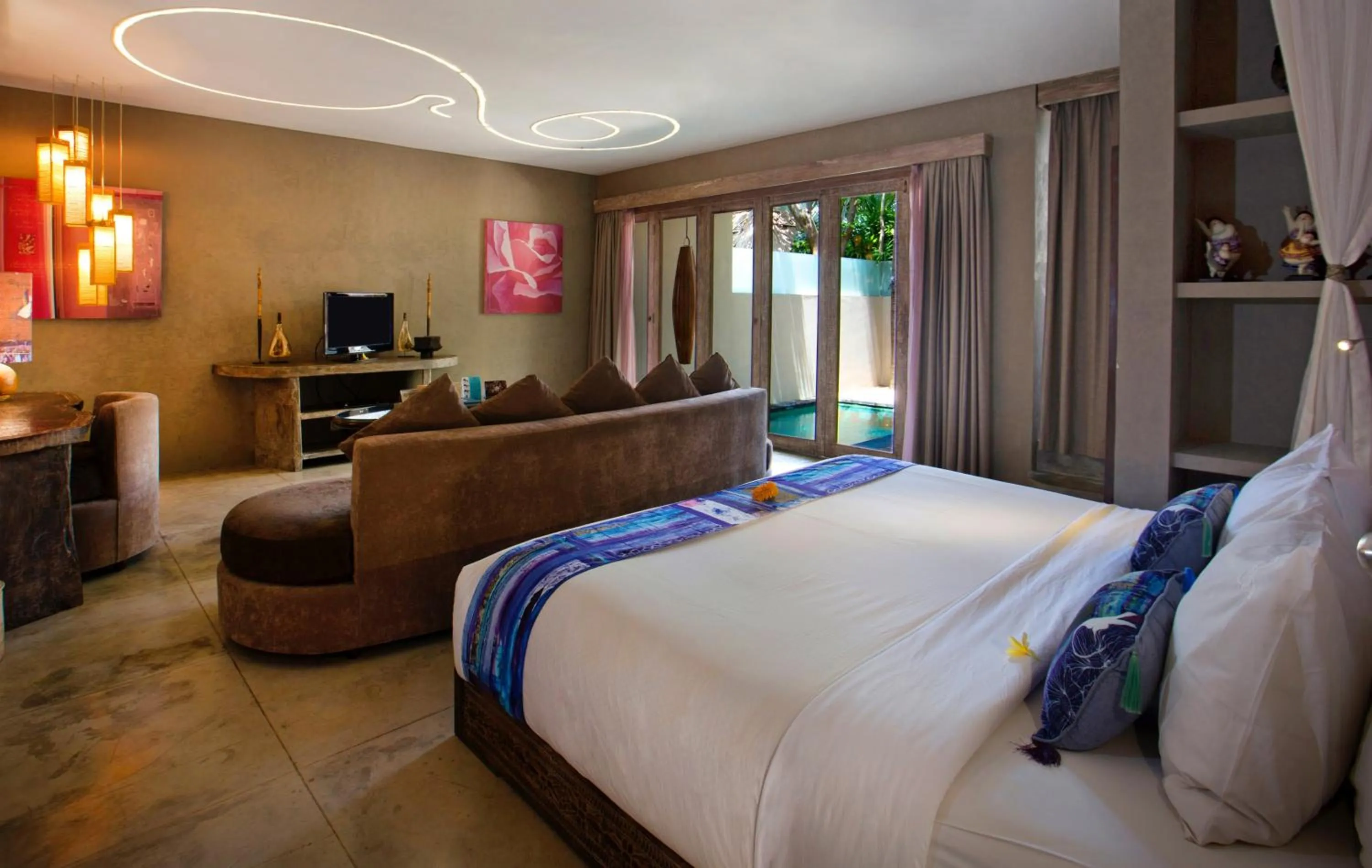 Bed in Blue Karma Dijiwa Seminyak