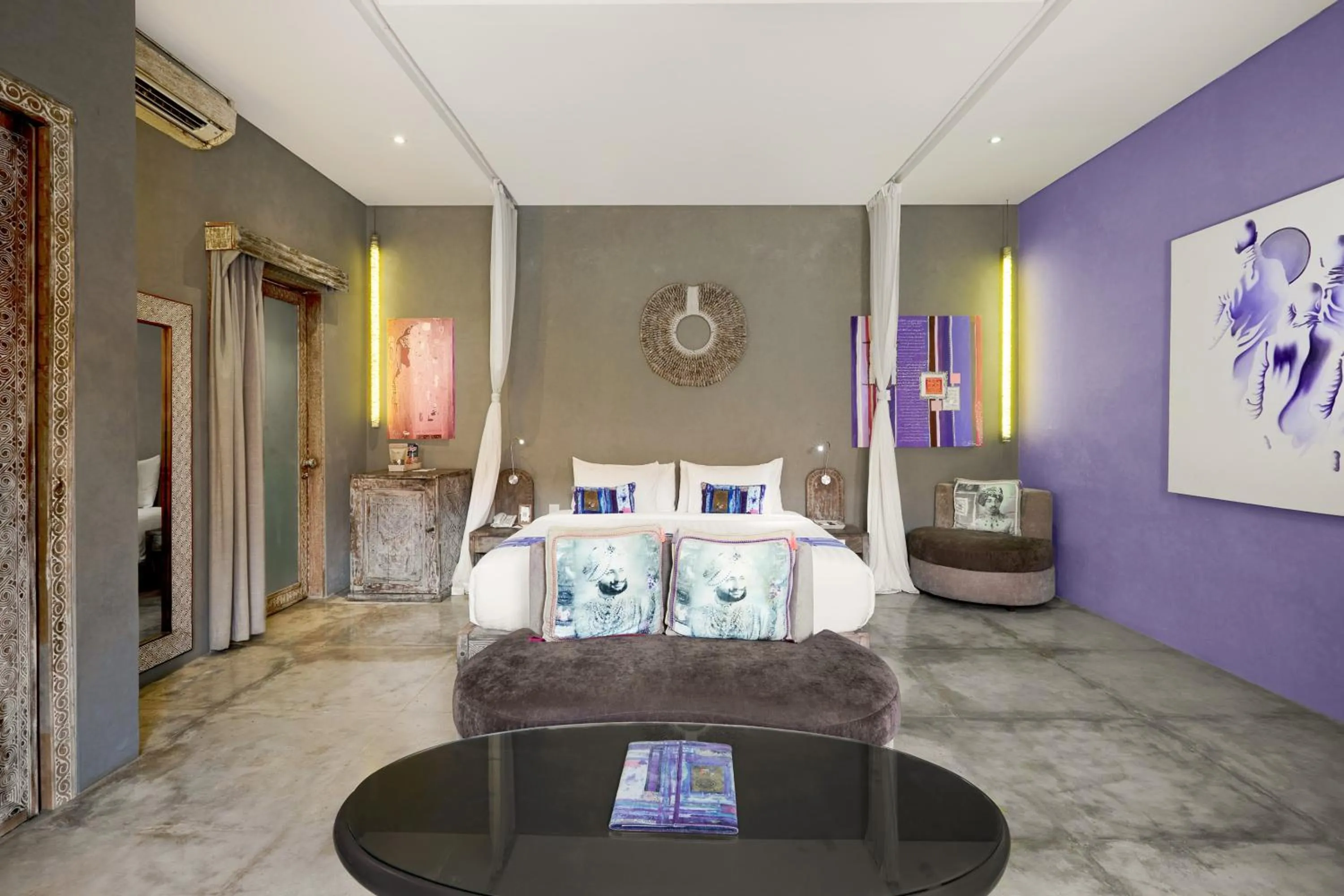 Bedroom, Bed in Blue Karma Dijiwa Seminyak