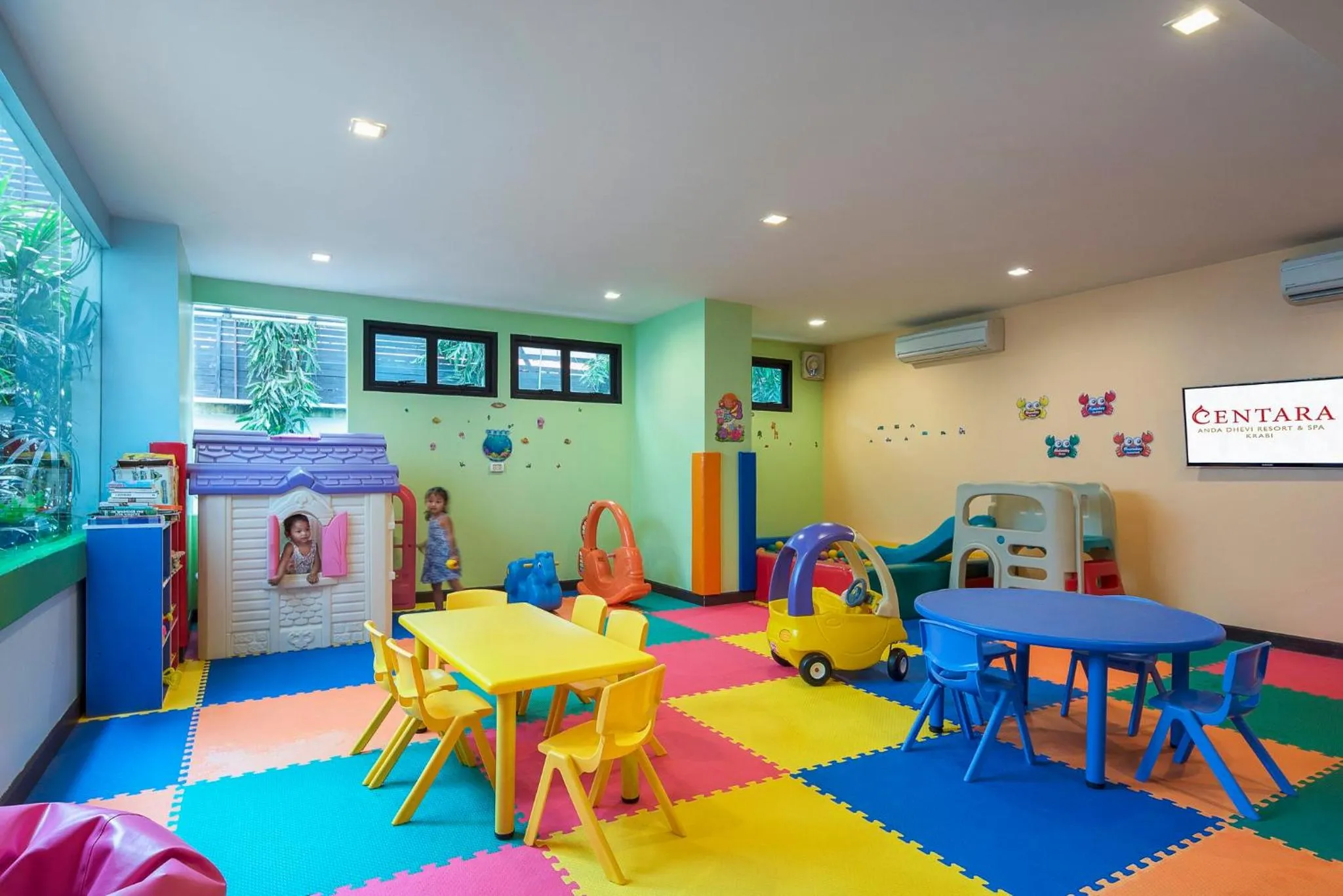 Children play ground in Centara Anda Dhevi Resort & Spa Krabi