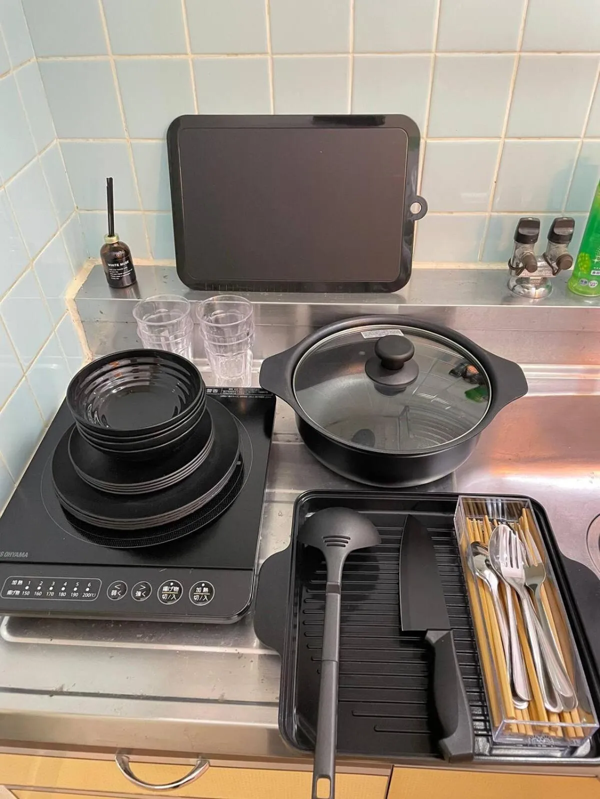 Kitchen or kitchenette in Guest House ZEN HAKATA NISHIJIN