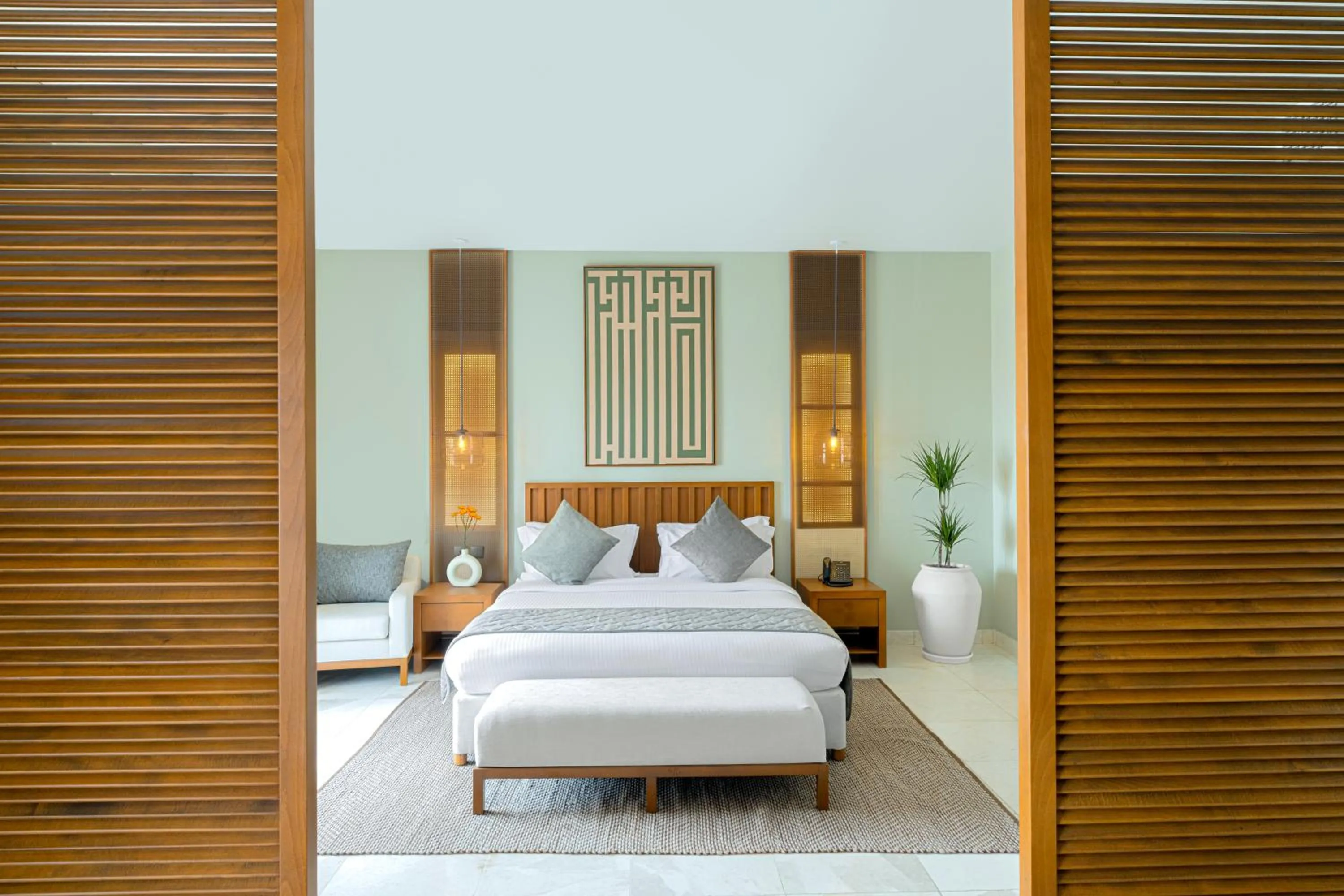 Bed in Sifawy Boutique Hotel