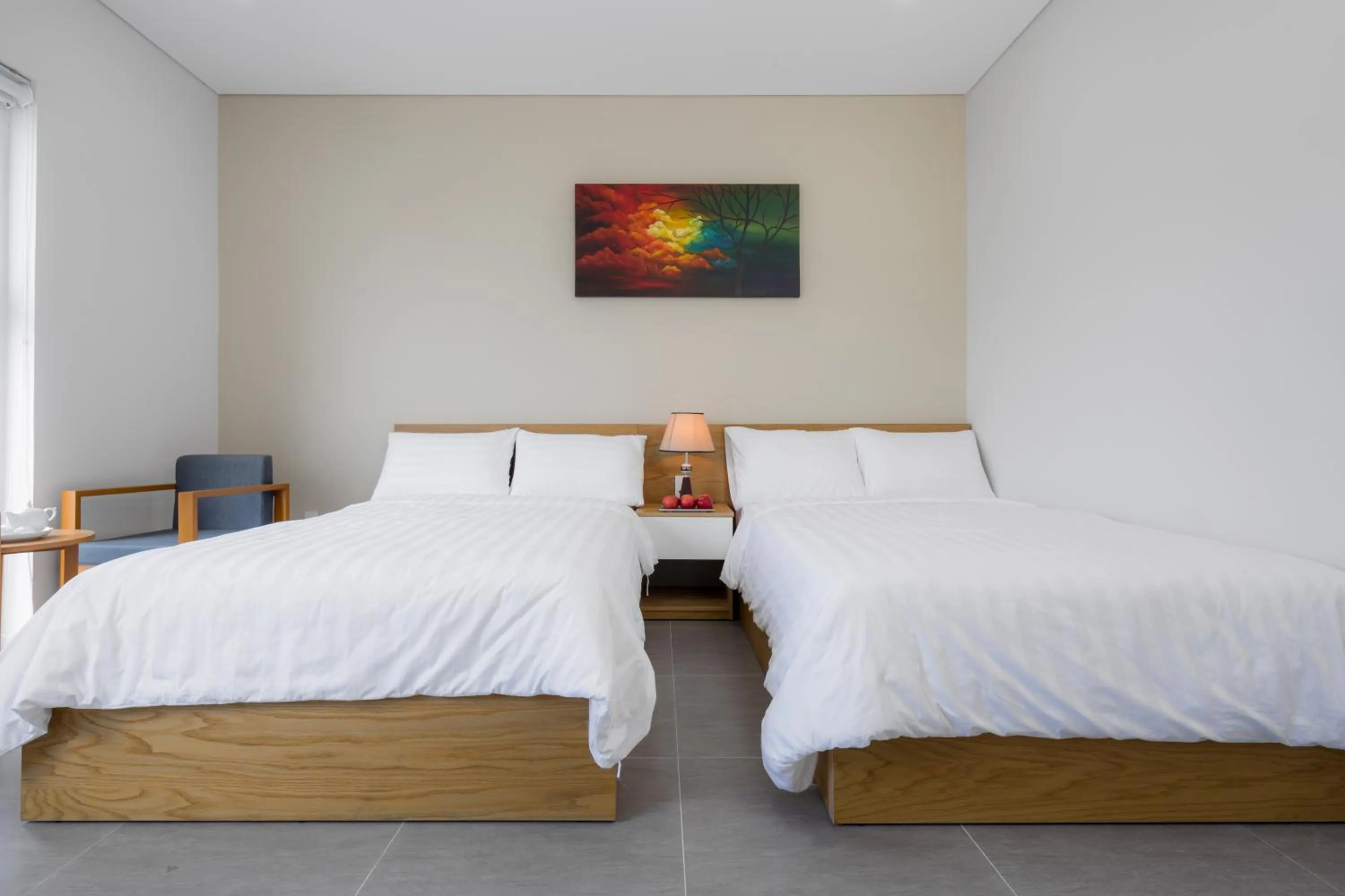 Bed in Anh Villa Hotel