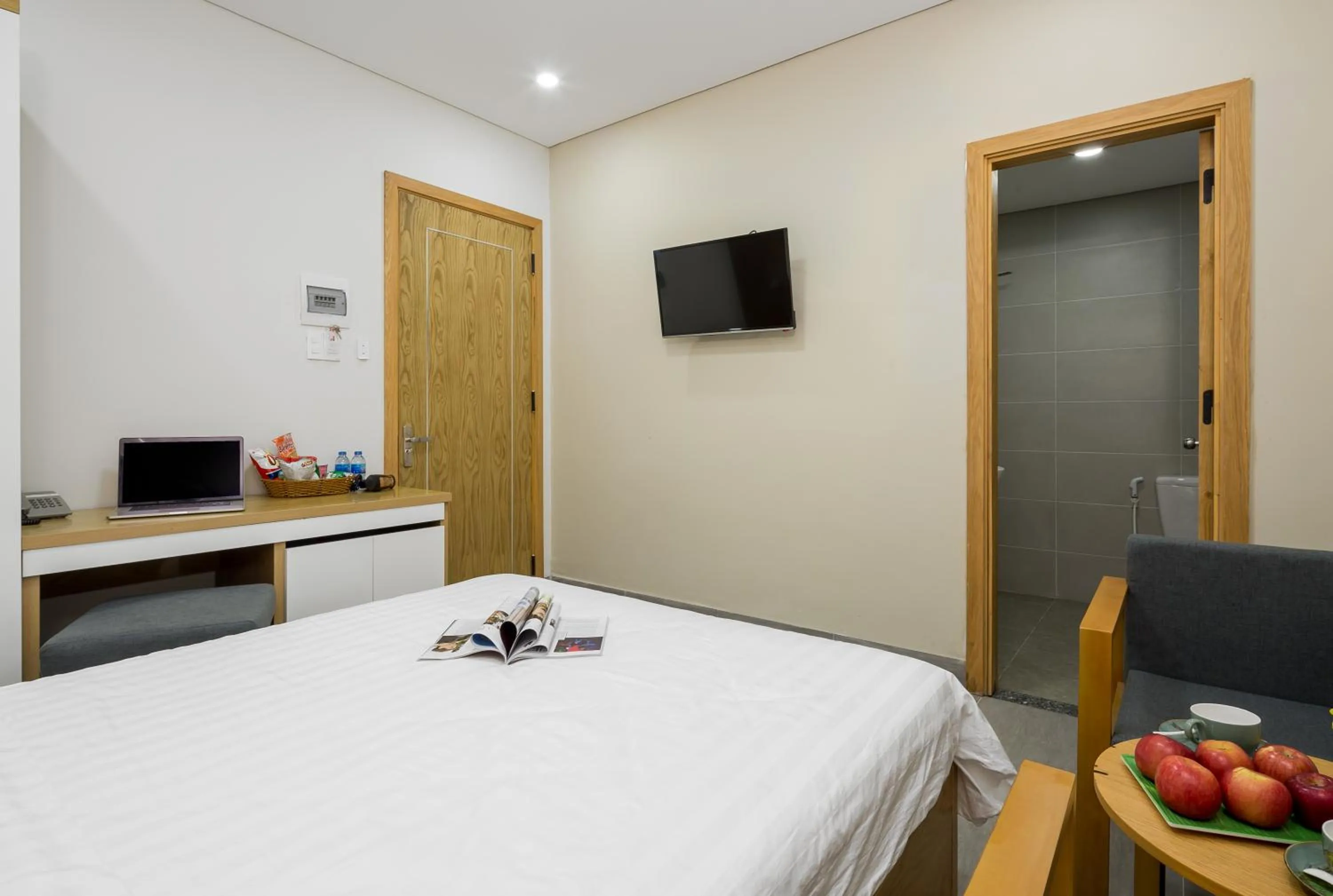 Bed in Anh Villa Hotel