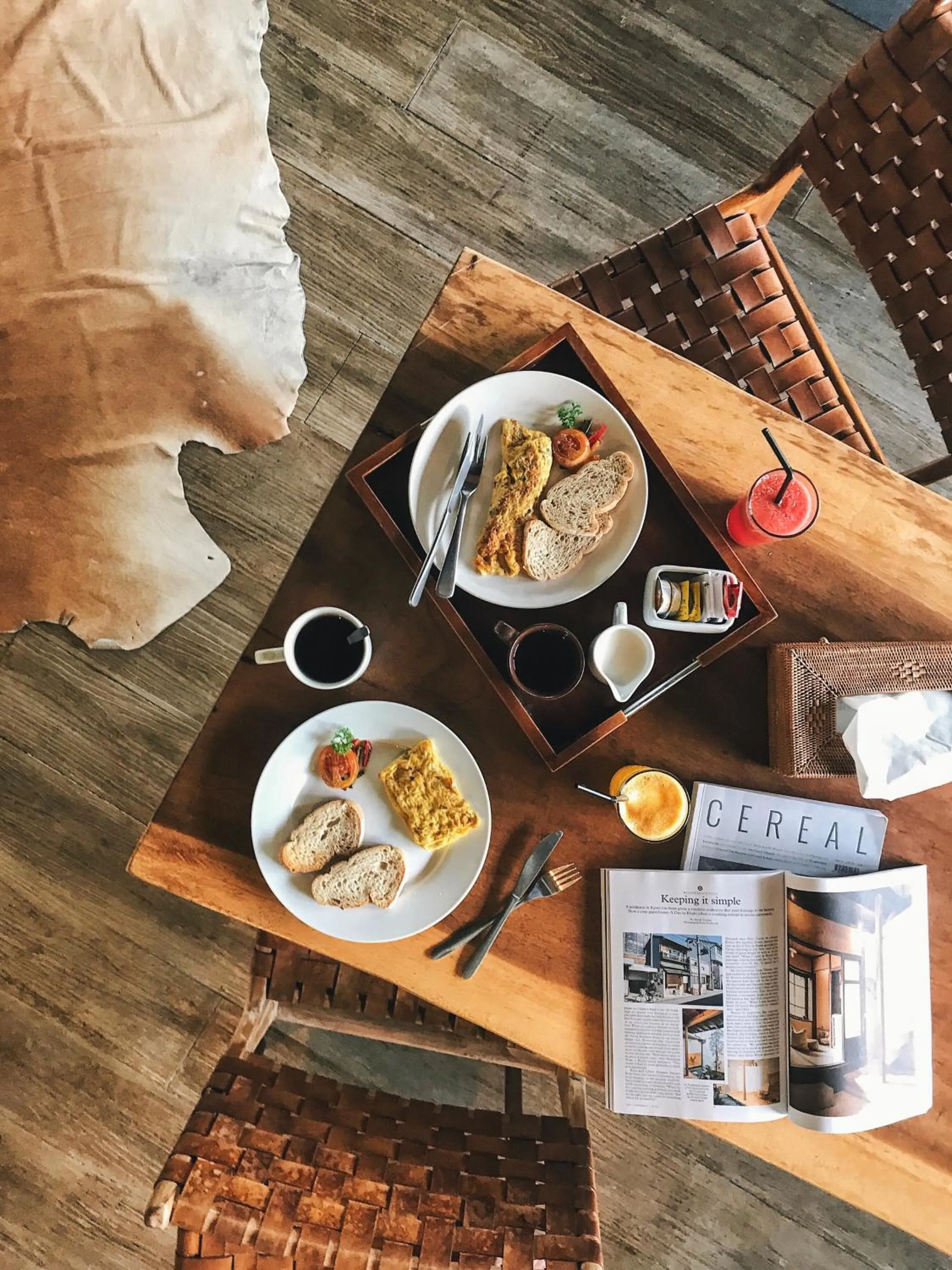 American breakfast in Clio Apartment