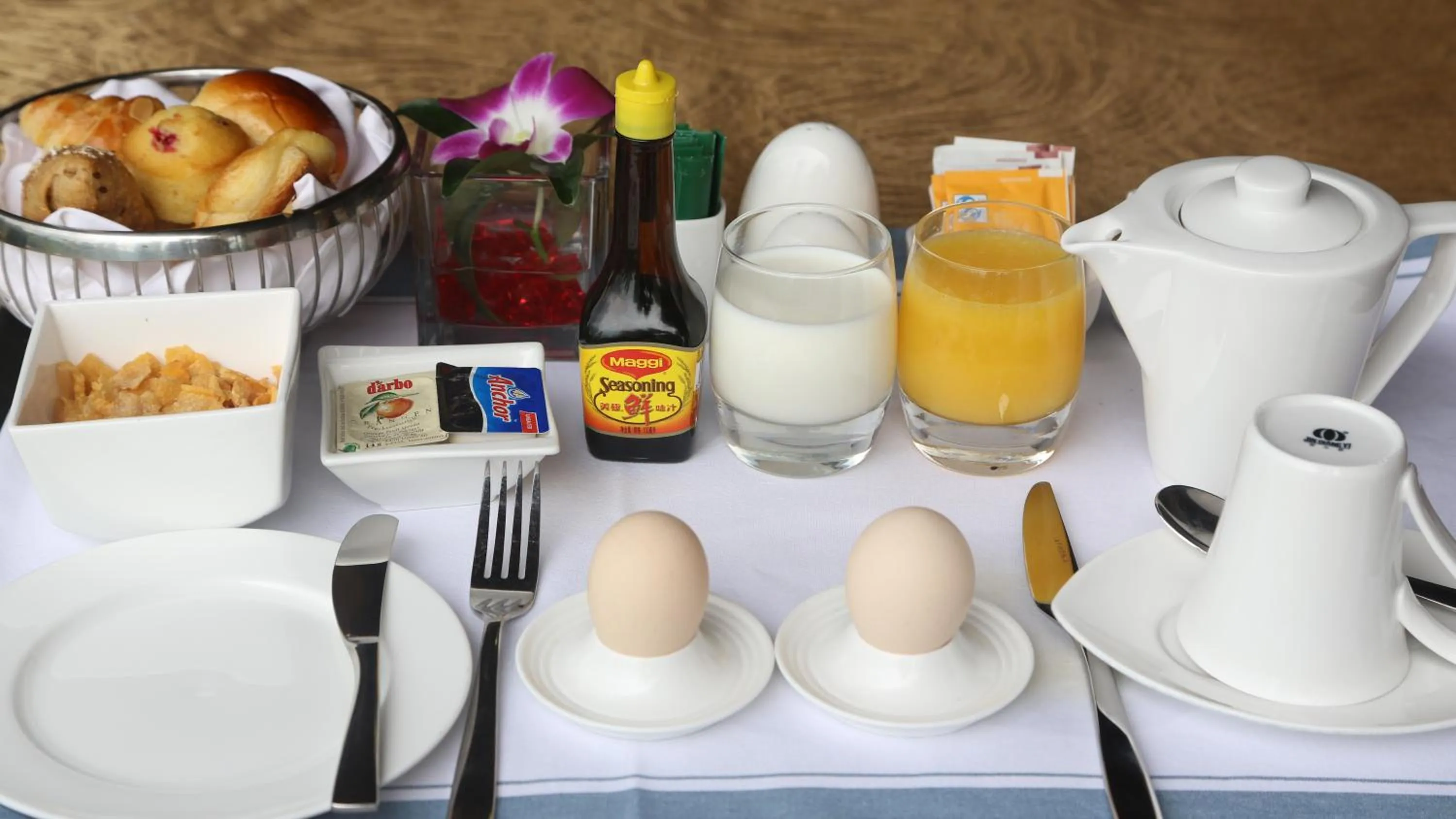 Continental breakfast in Mangrove Tree Resort World Sanya Bay-Coconut
