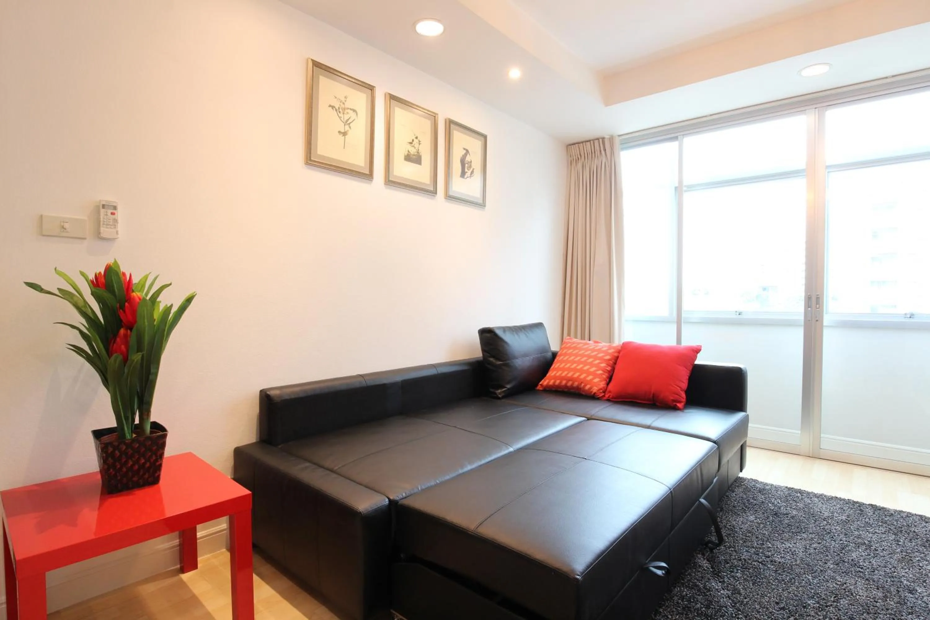 Living room in Serena Sathorn Suites