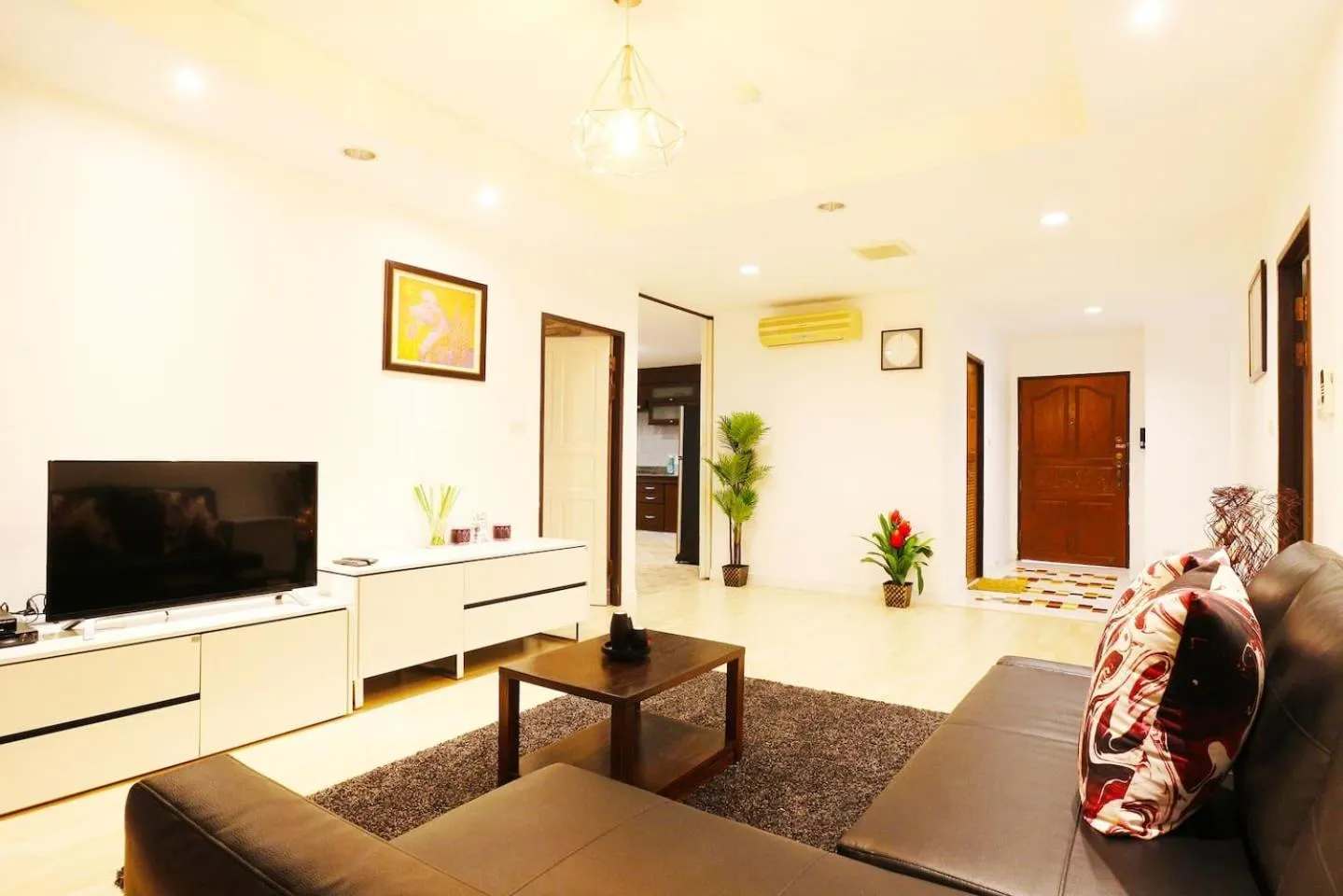 Living room in Serena Sathorn Suites