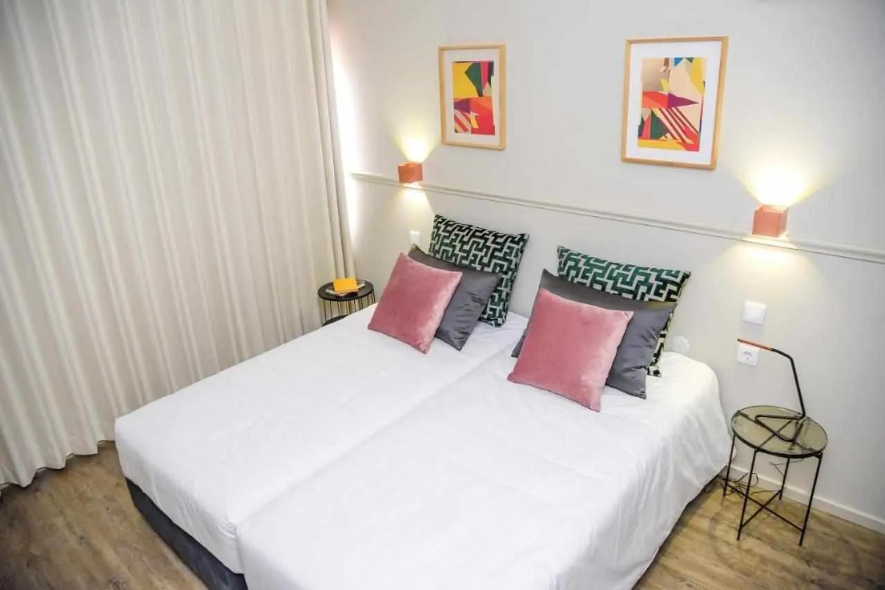 Bed in Hotel Singular Porto Aeroporto