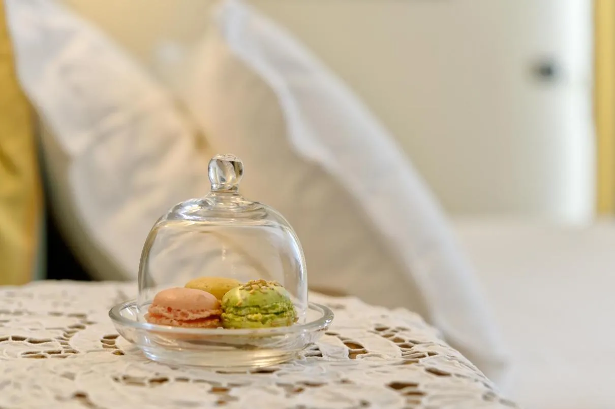 Food and drinks, Bed in Villa Poseidon -Boutique Hotel-