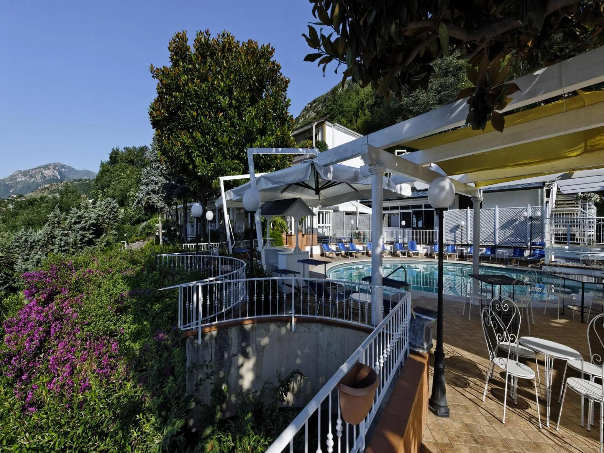 Patio in Villa Poseidon -Boutique Hotel-