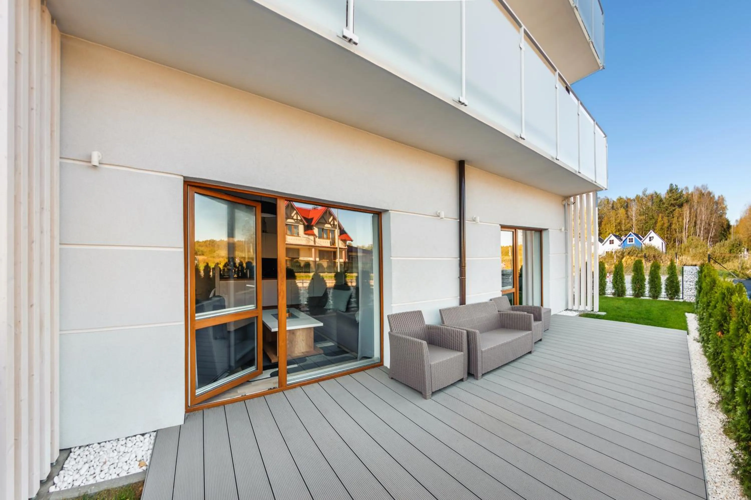 Balcony/Terrace in Seaside Grzybowo, Sun & Snow