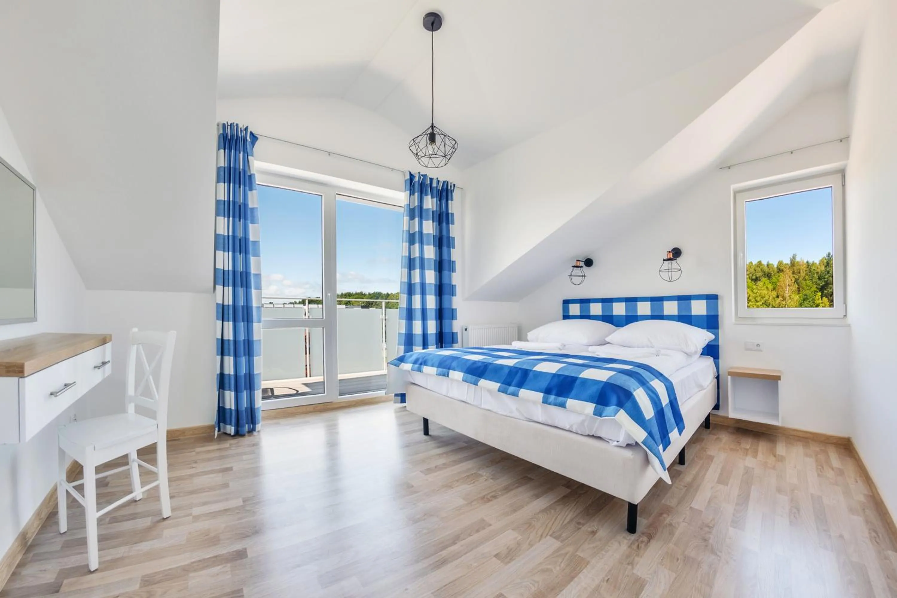 Bedroom, Bed in Seaside Grzybowo, Sun & Snow
