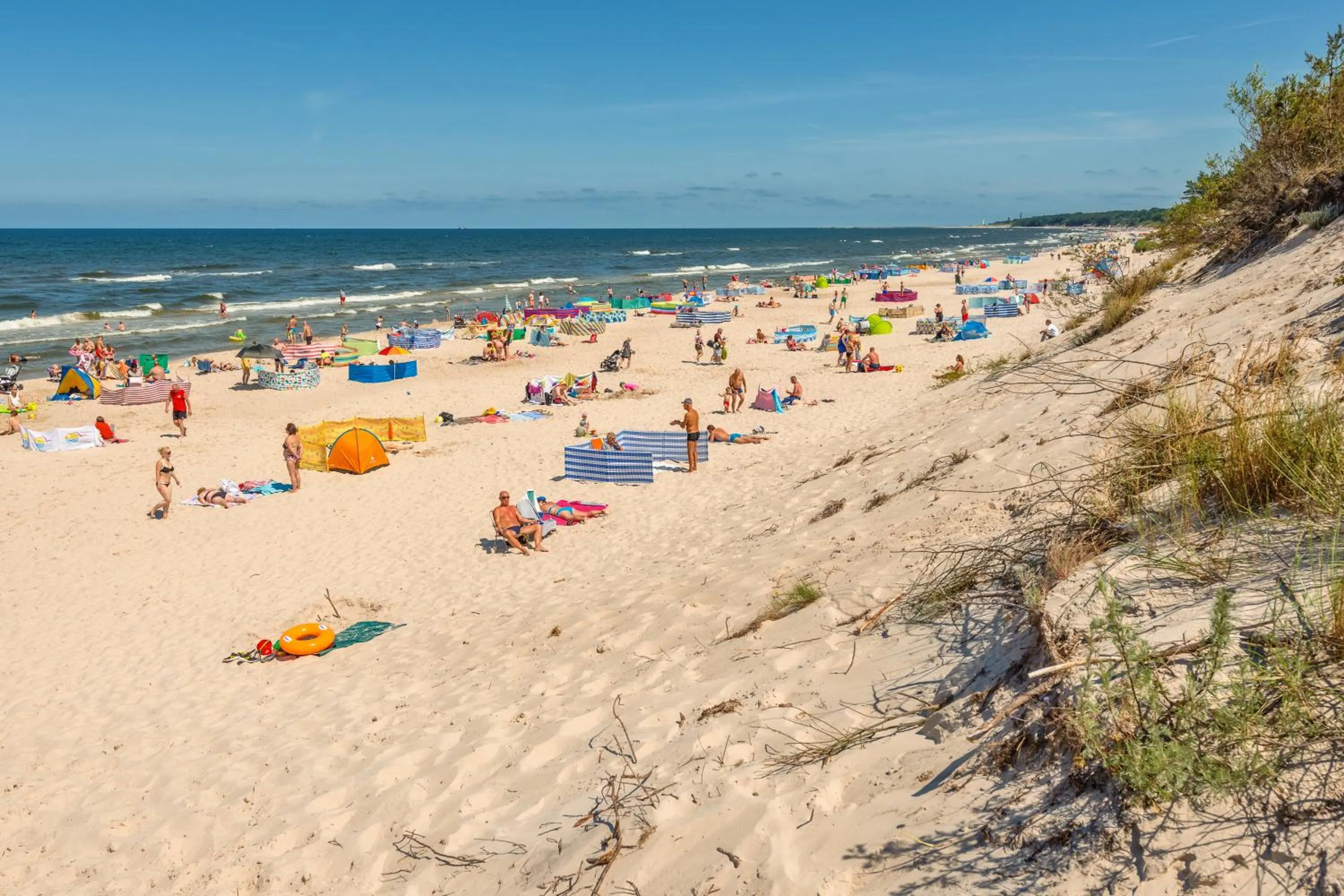 Beach in Seaside Grzybowo, Sun & Snow